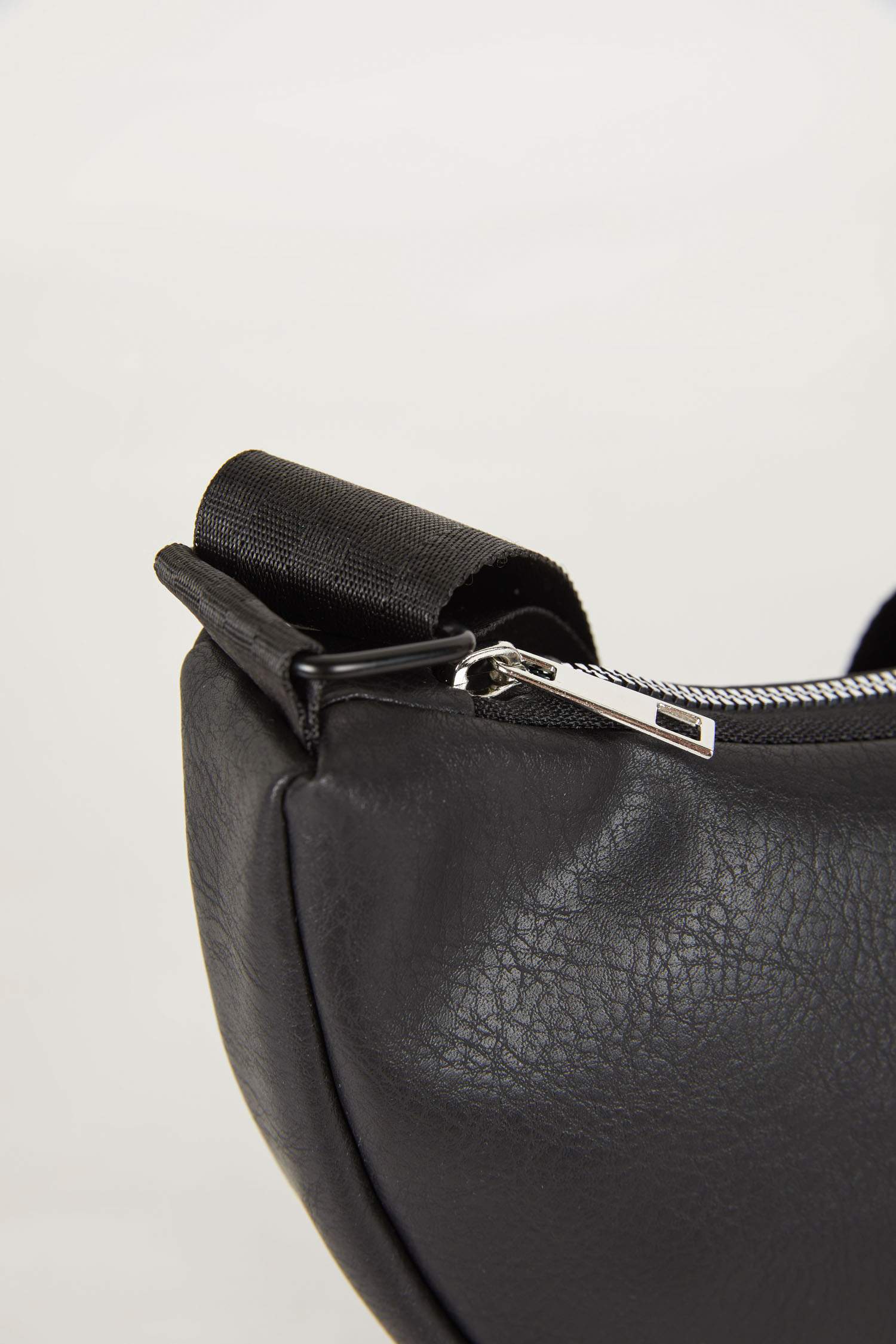 Faux Leather Crossbody Bag