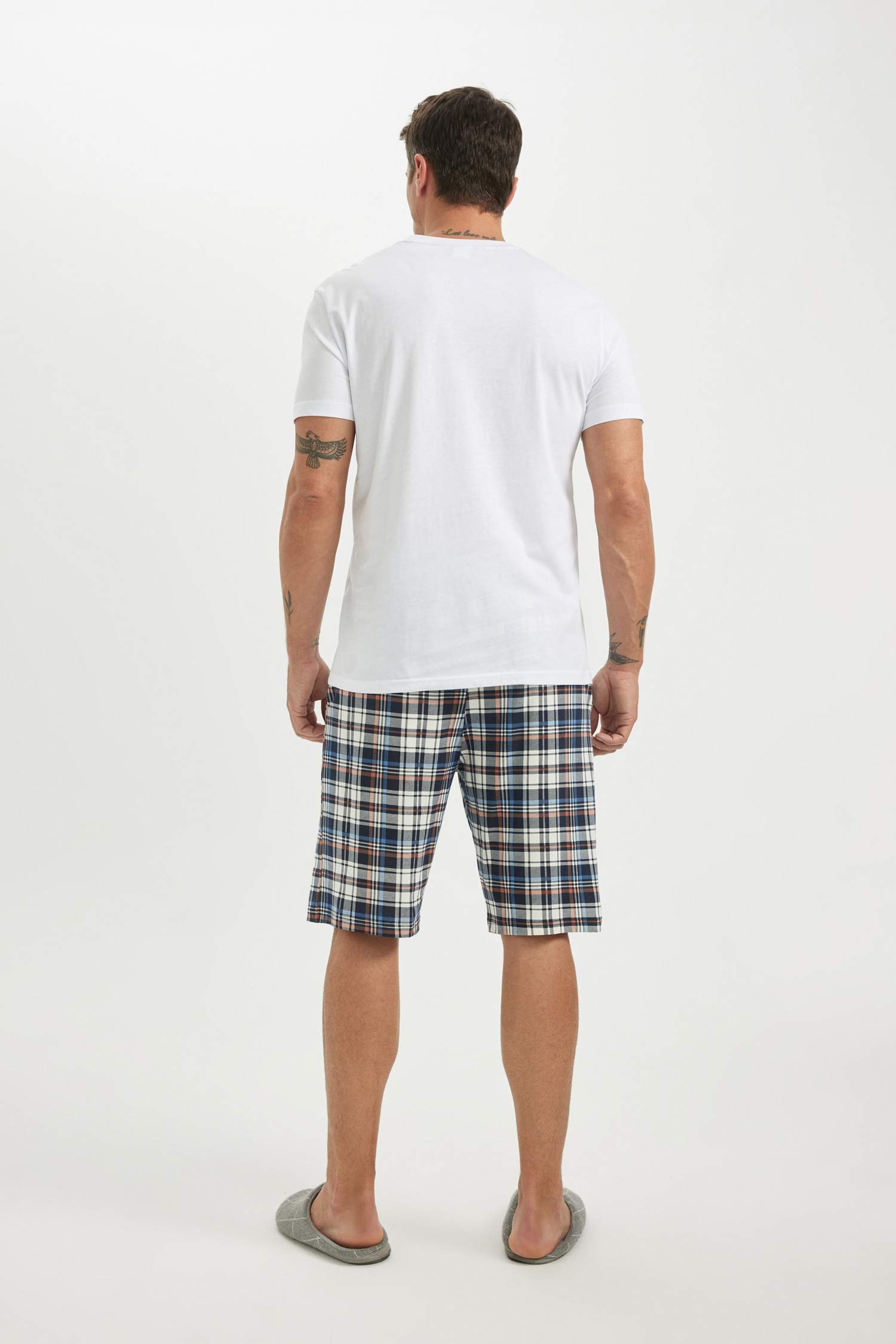 Regular Fit Short Sleeve 2 Piece Pajama Set