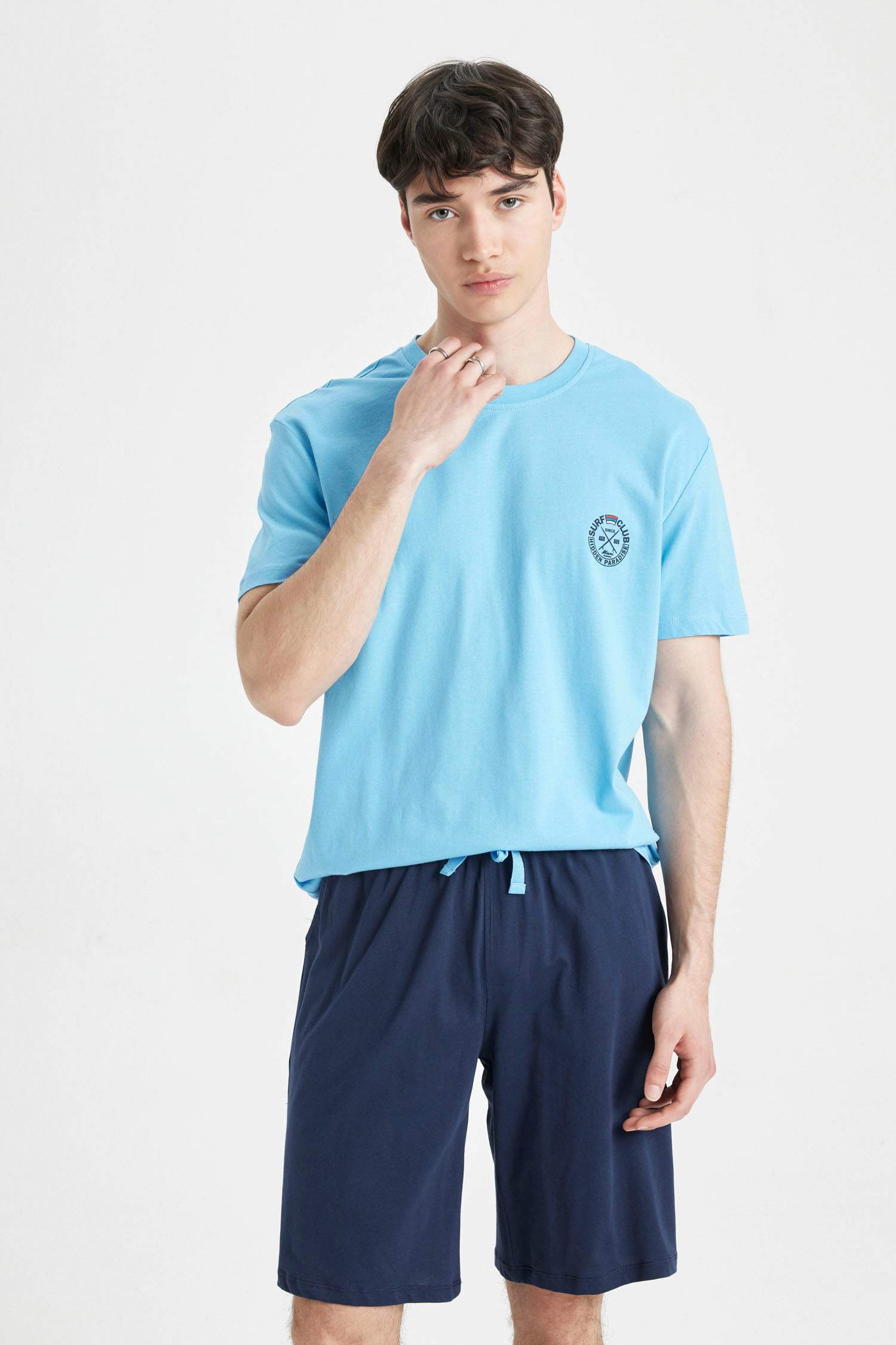 Regular Fit Short Sleeve 2 Piece Set