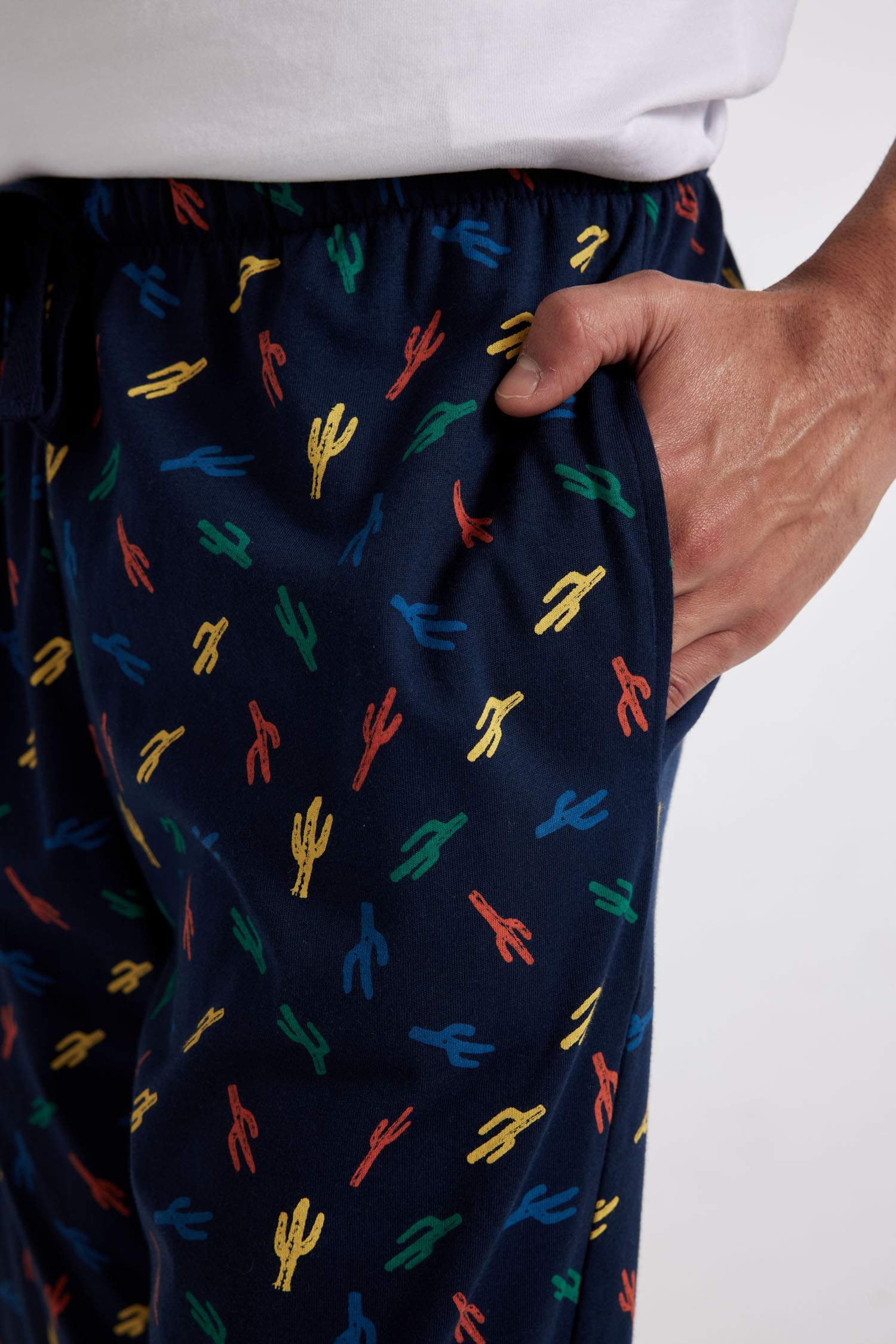 Regular Fit Pocket Shorts Pajama Bottoms