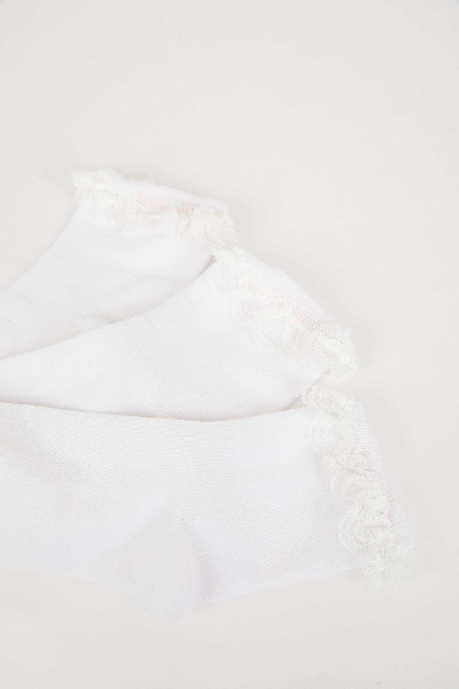 Носки из хлопка для девочек, 3 пары