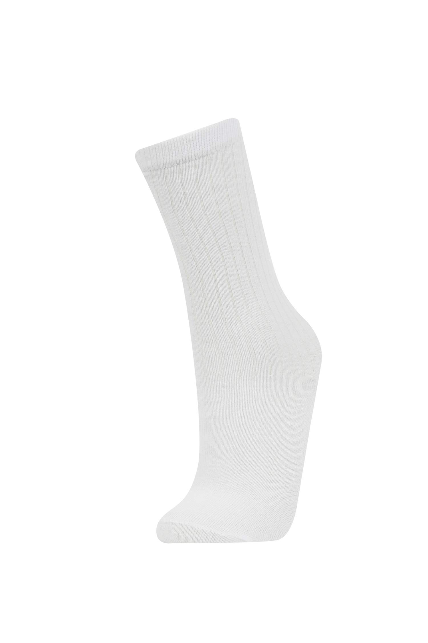 Kız Çocuk 2'li Pamuklu Uzun Çorap