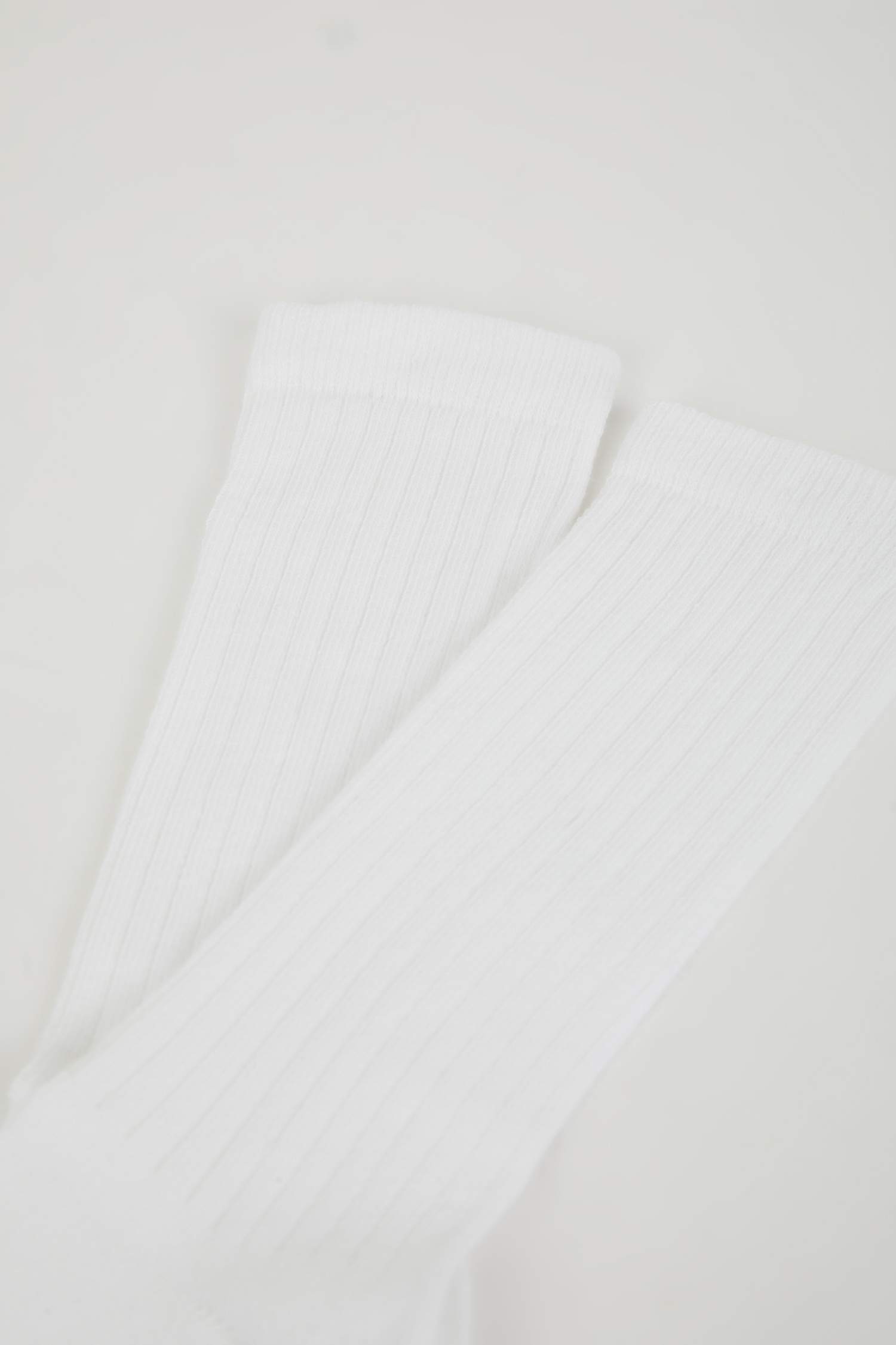 Kız Çocuk 2'li Pamuklu Uzun Çorap