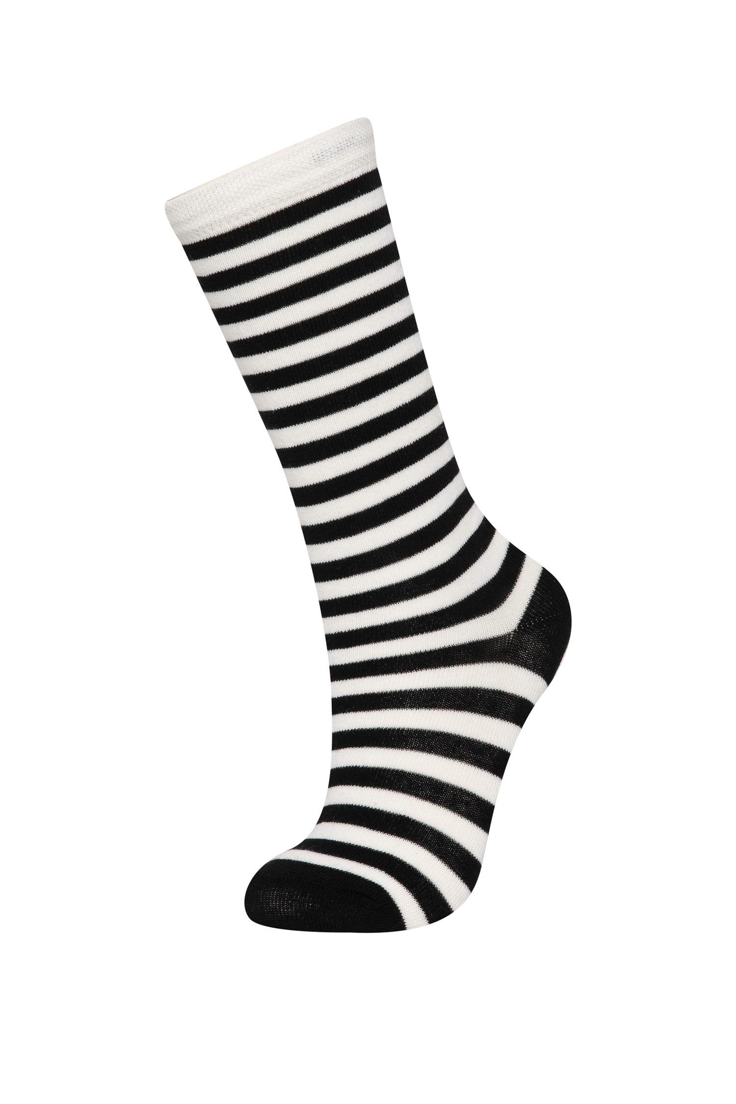 Girl Printed Cotton Long Socks