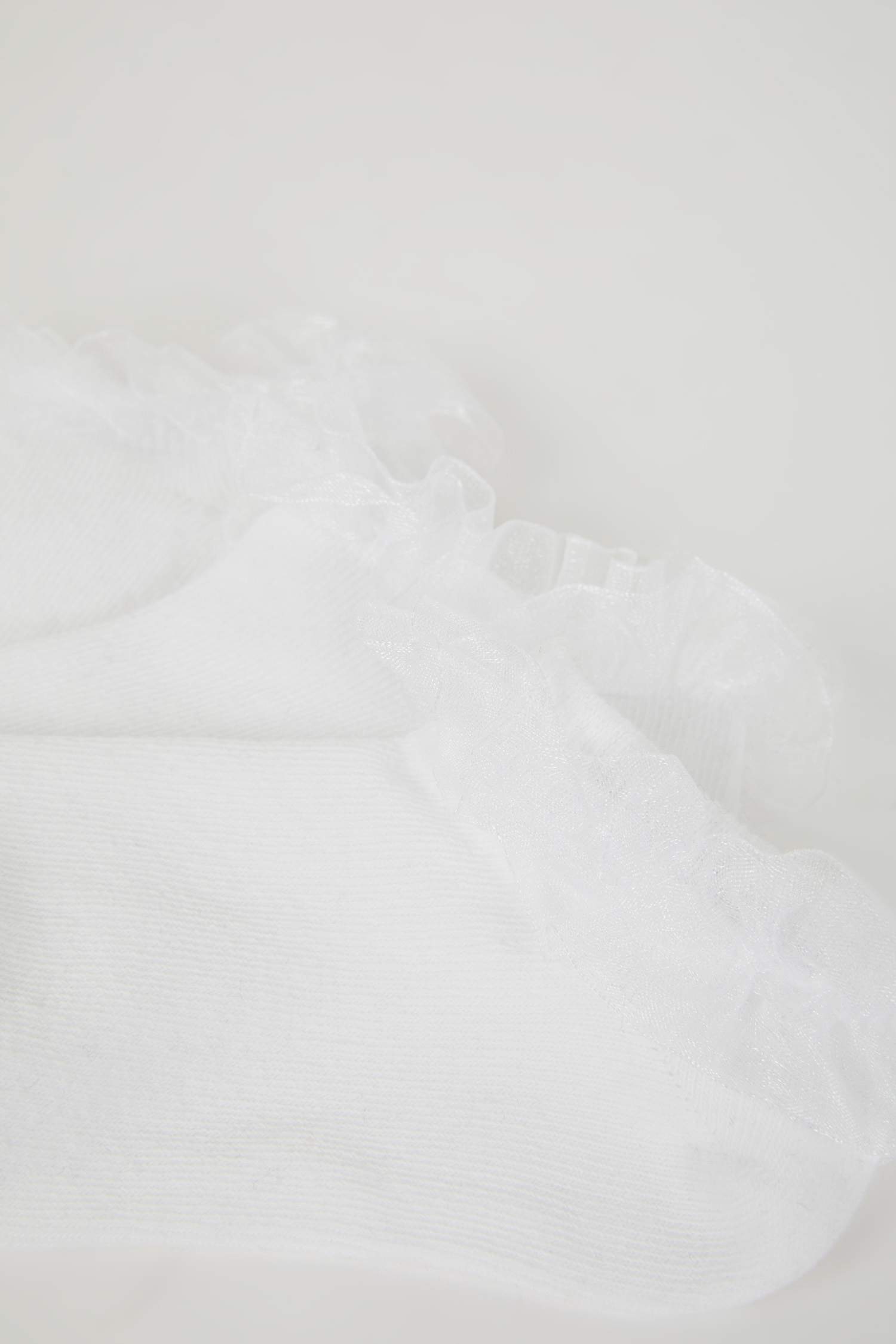 Kız Çocuk 3'lü Pamuklu Patik Okul Çorabı