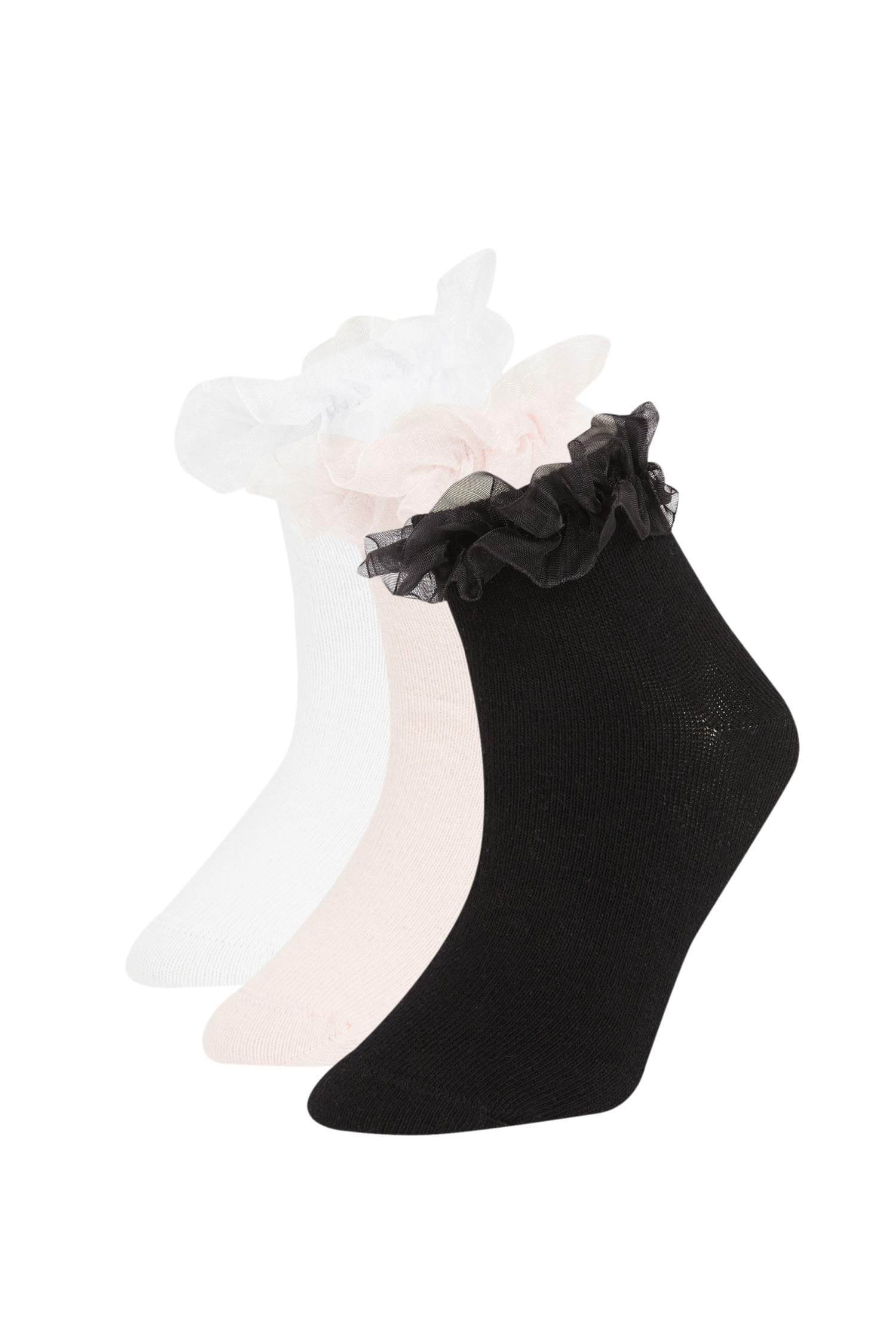 جوارب قصيرة قطن - 3 قطع