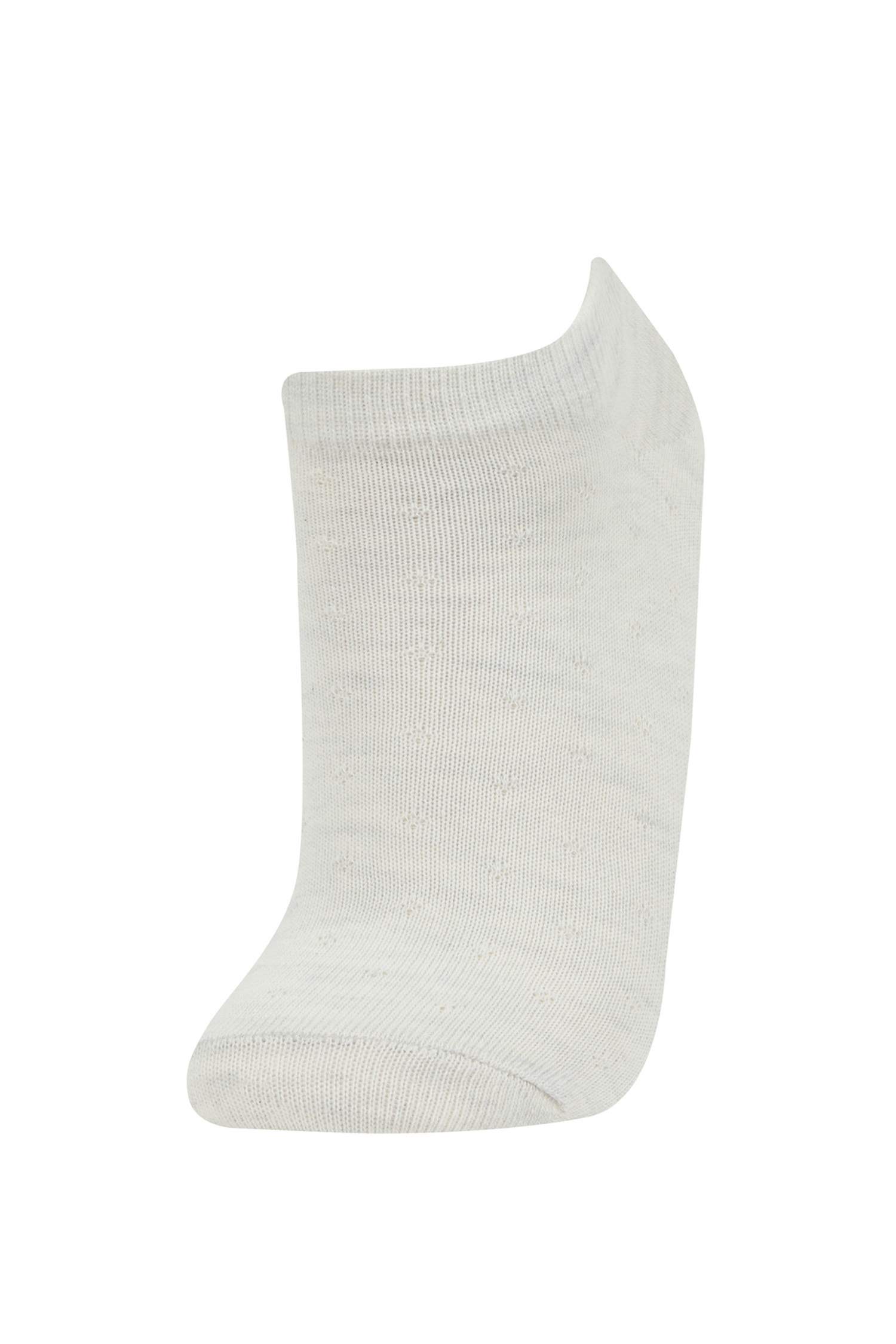 Kız Çocuk 5'li Pamuklu Patik Çorap