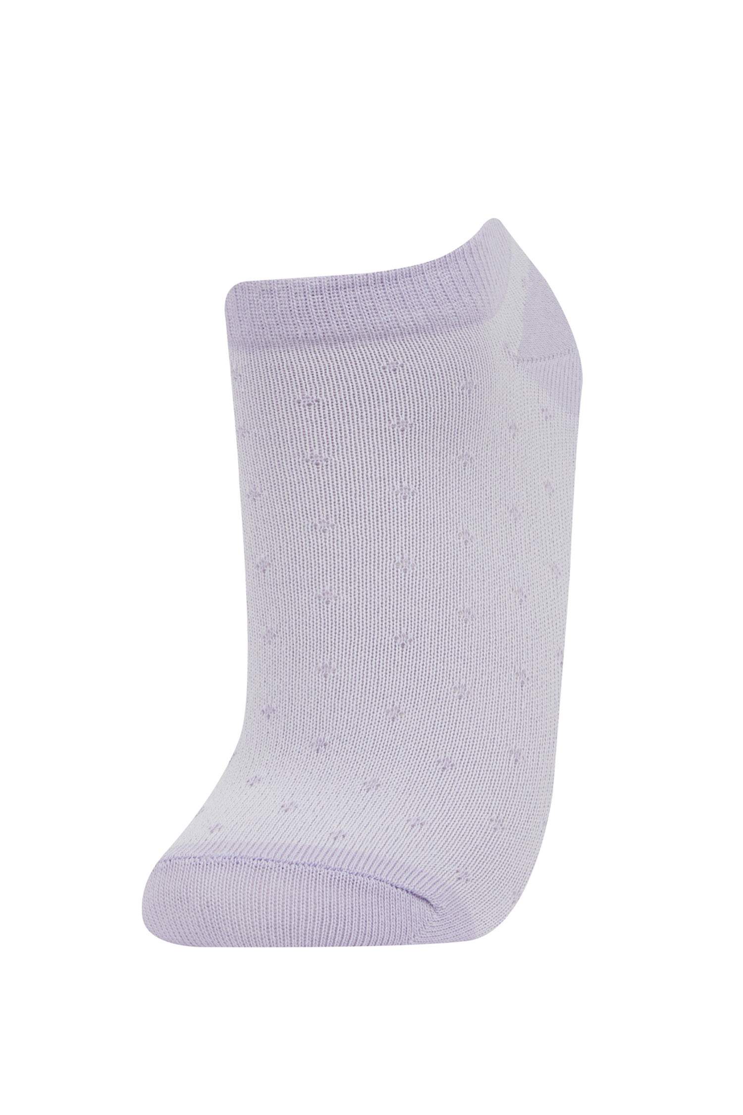 Kız Çocuk 5'li Pamuklu Patik Çorap