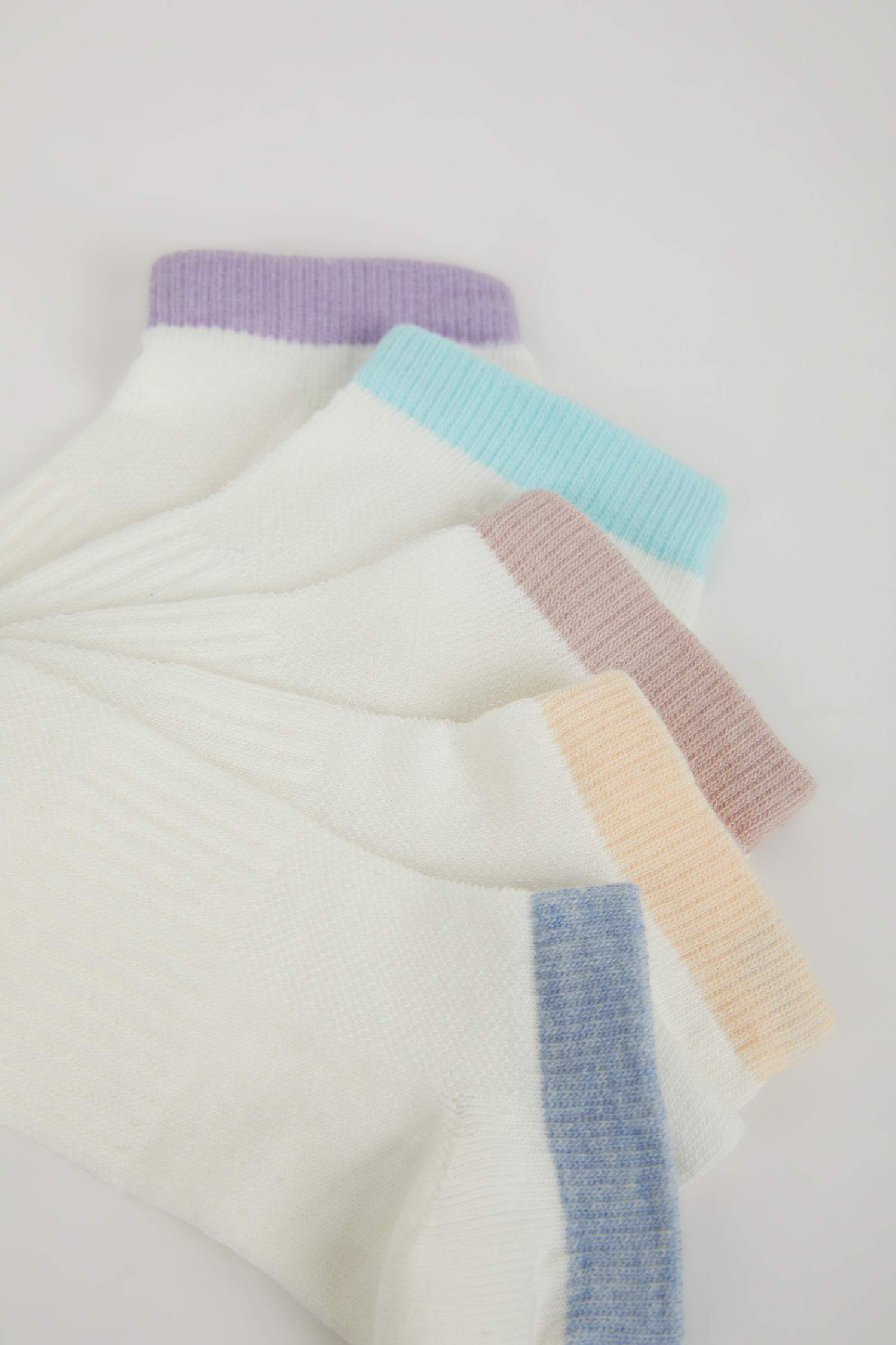 Kız Çocuk 5'li Pamuklu Patik Çorap