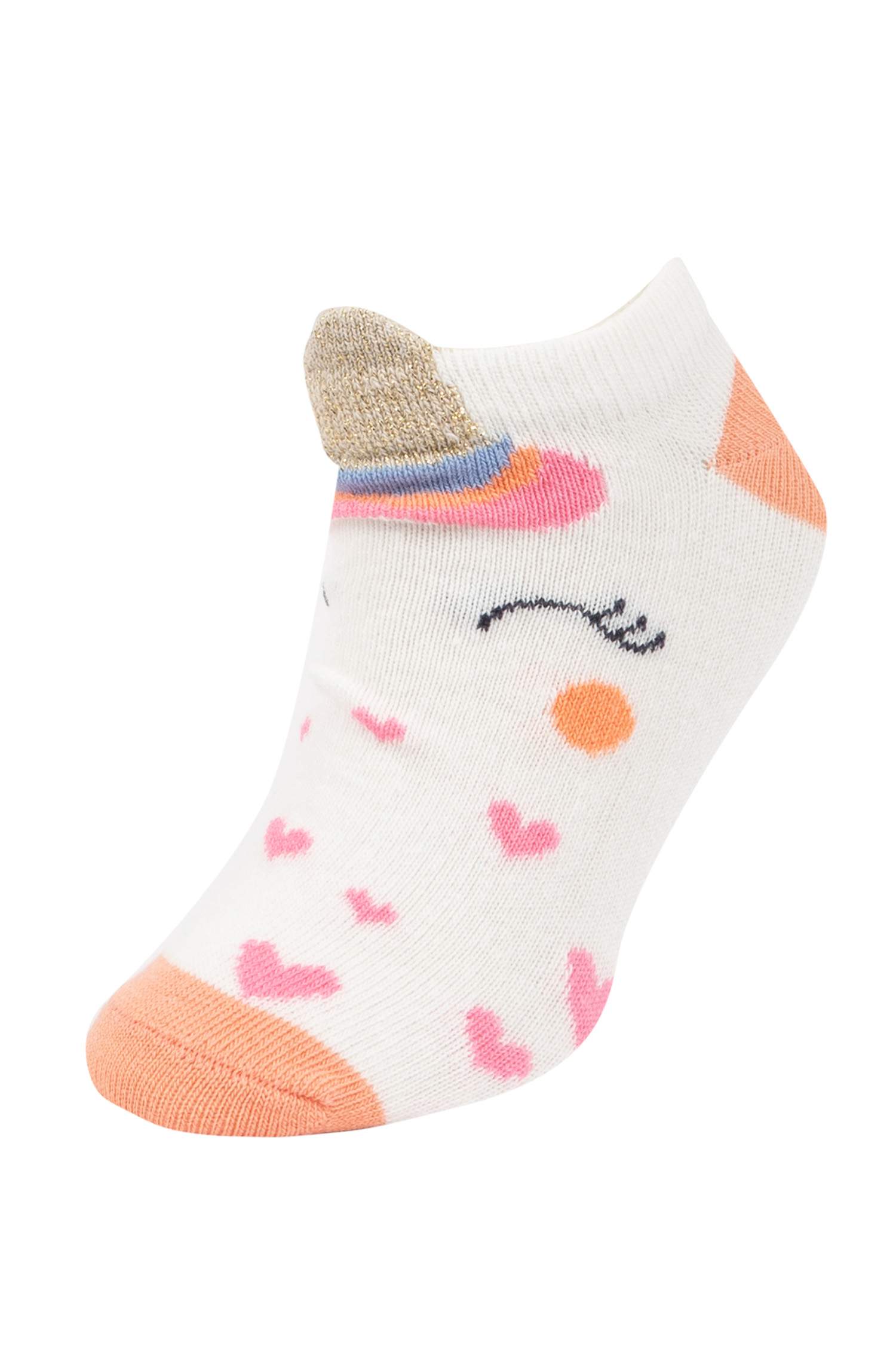 Chaussettes Courtes Coton pour Fille - 5 Paires