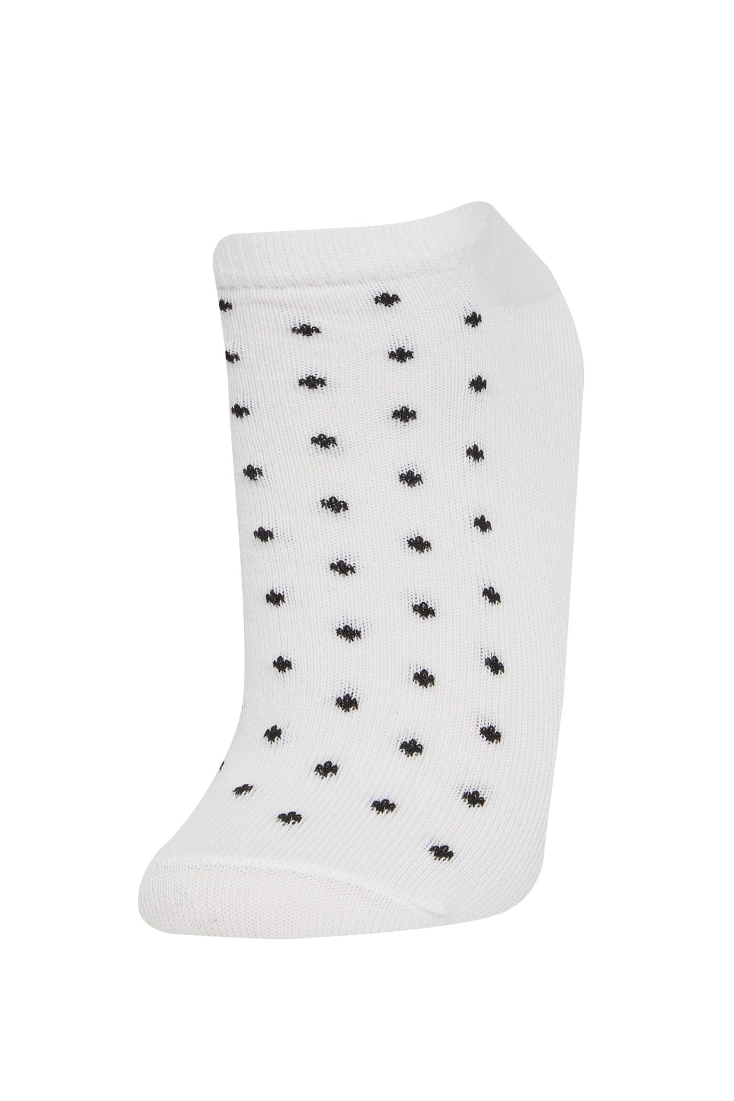 Kız Çocuk 3'lü Pamuklu Patik Çorap