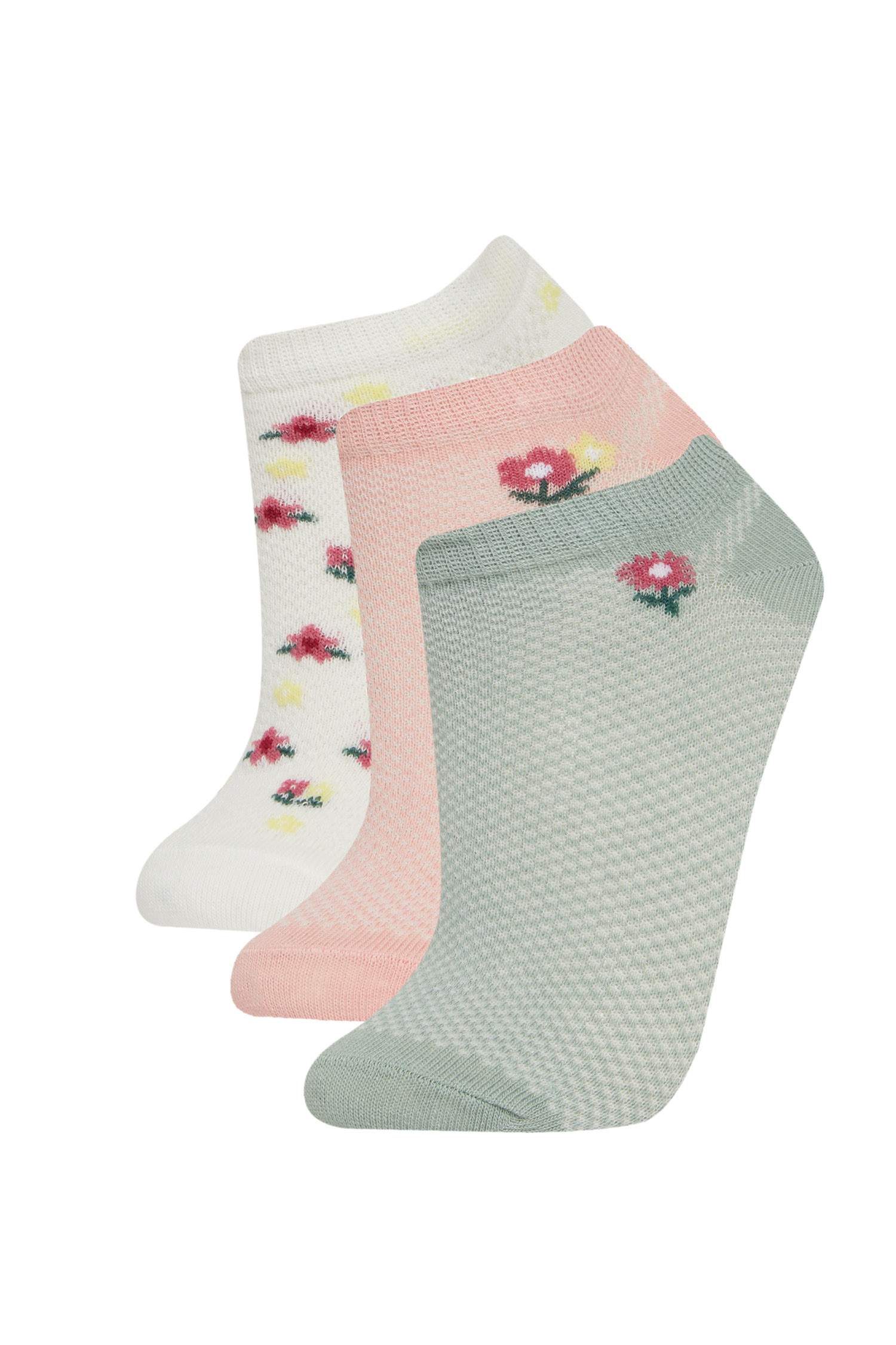 Chaussettes Coton pour Fille - 3 Paires