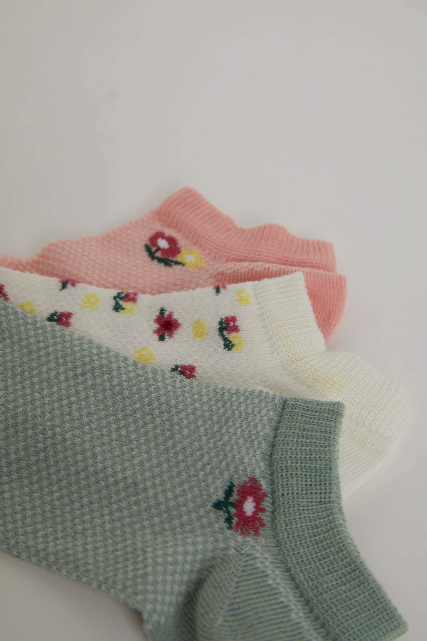 Chaussettes Coton pour Fille - 3 Paires