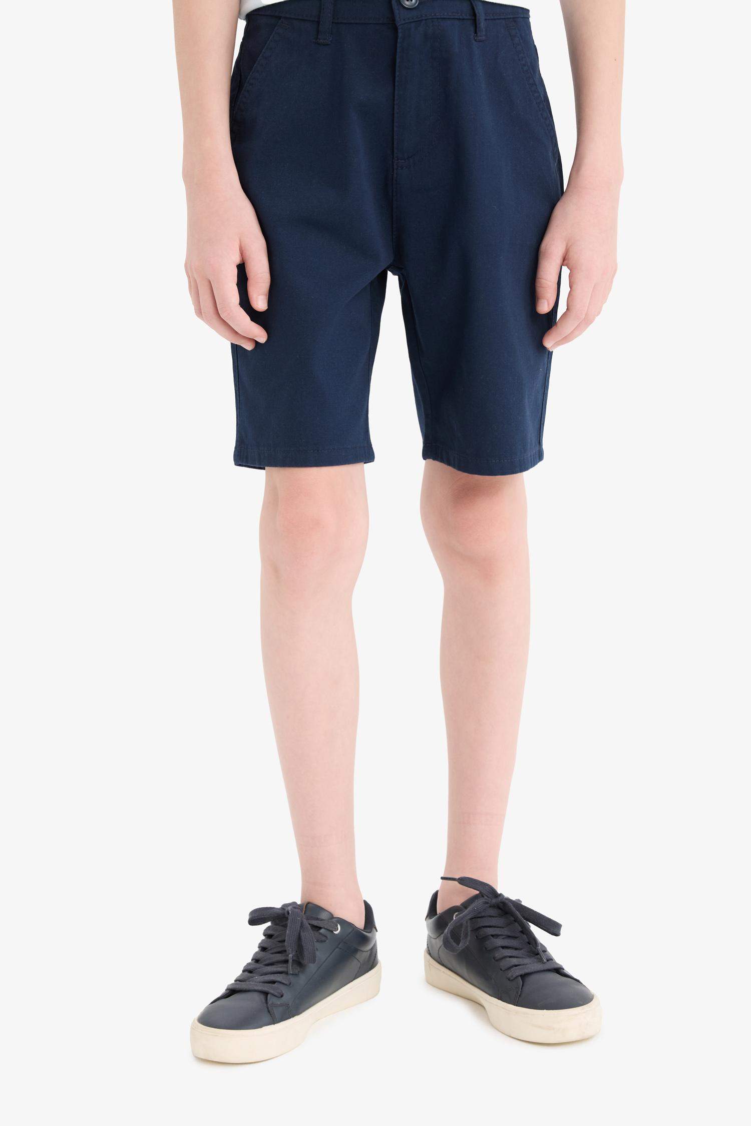 Boy Regular Fit Gabardine Shorts