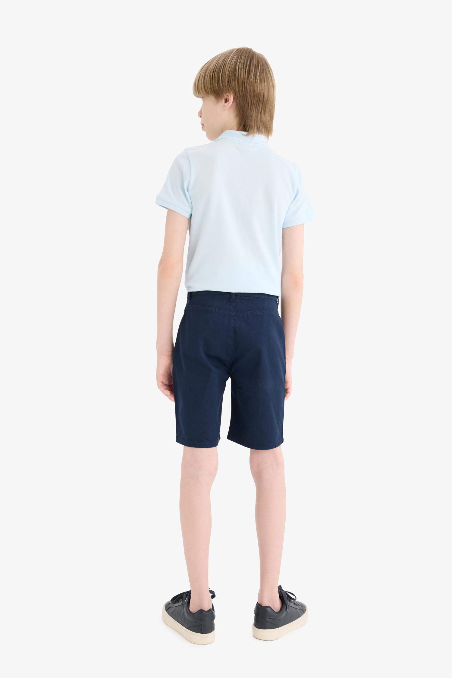 Boy Regular Fit Gabardine Shorts