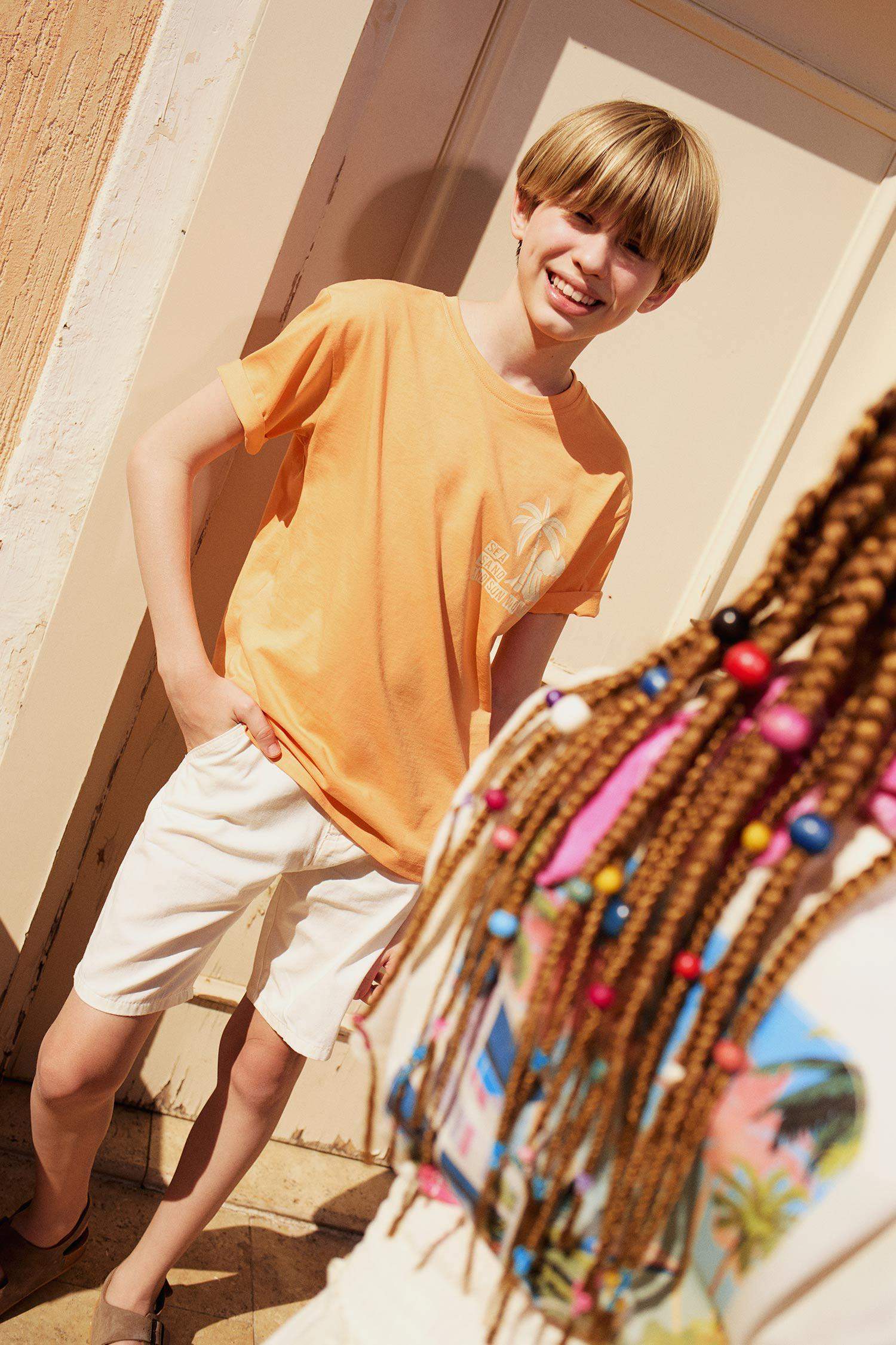 Boy Basic Gabardine Shorts