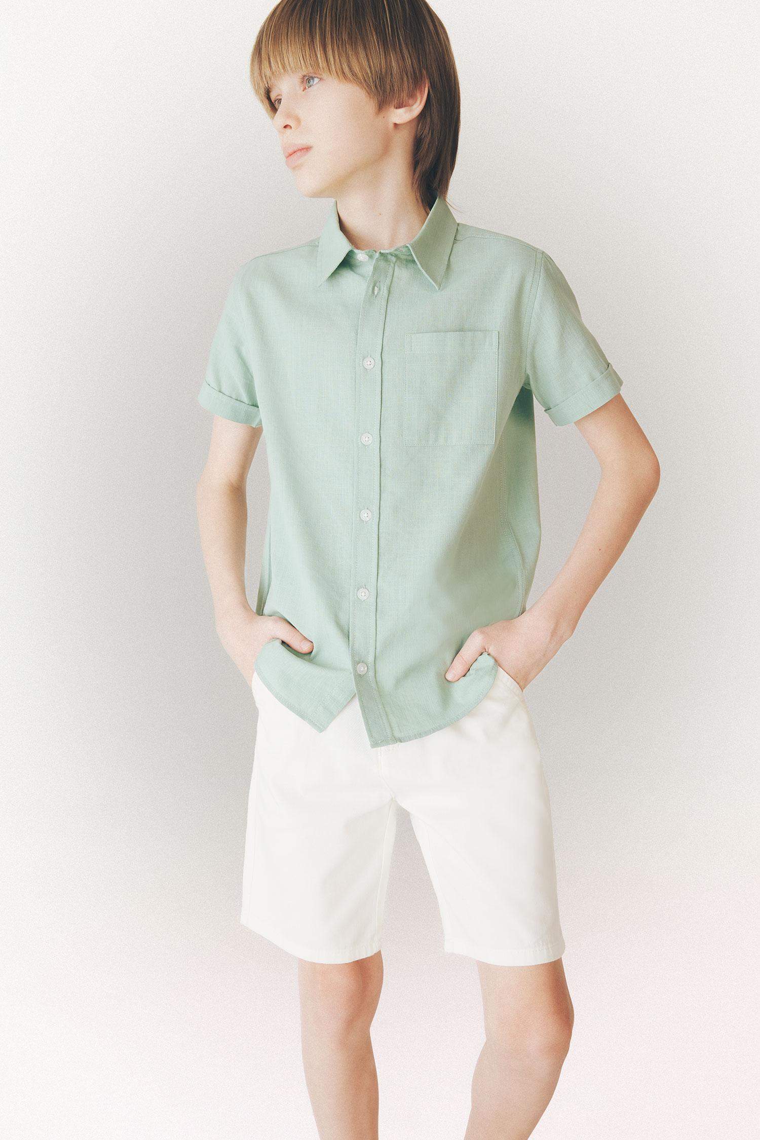 Boy Basic Gabardine Shorts