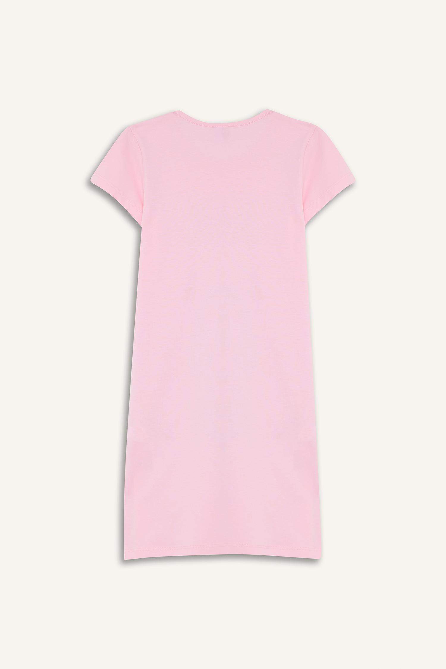 Қыздарға Disney Lilo & Stitch Лицензиялық қысқа жеңді Көйлек