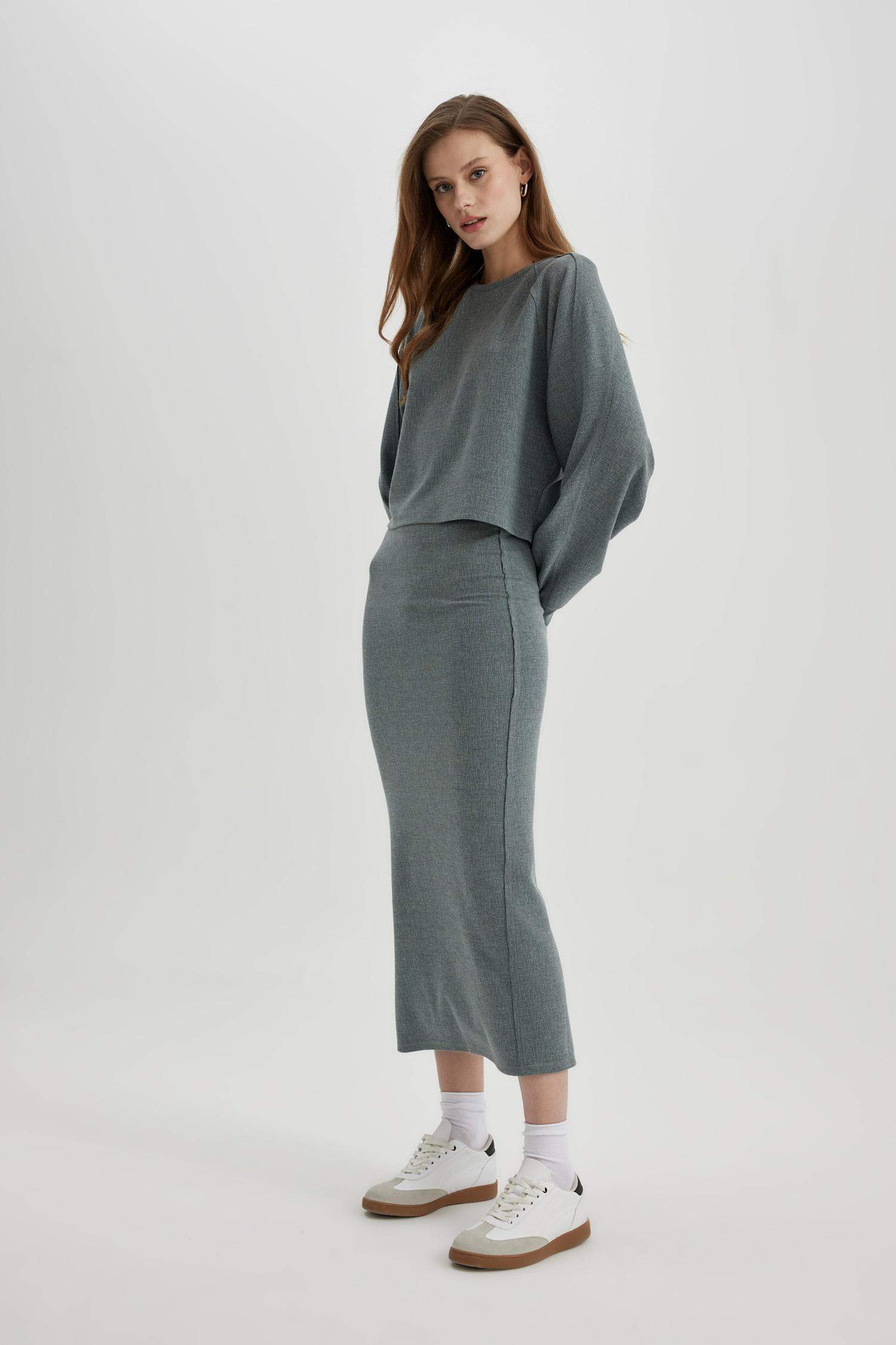 Normal Bel Bürümcük Midi Tüp Etek