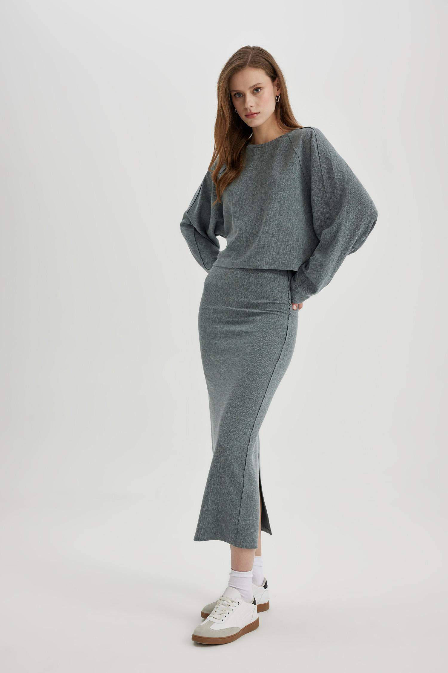 Normal Bel Bürümcük Midi Tüp Etek