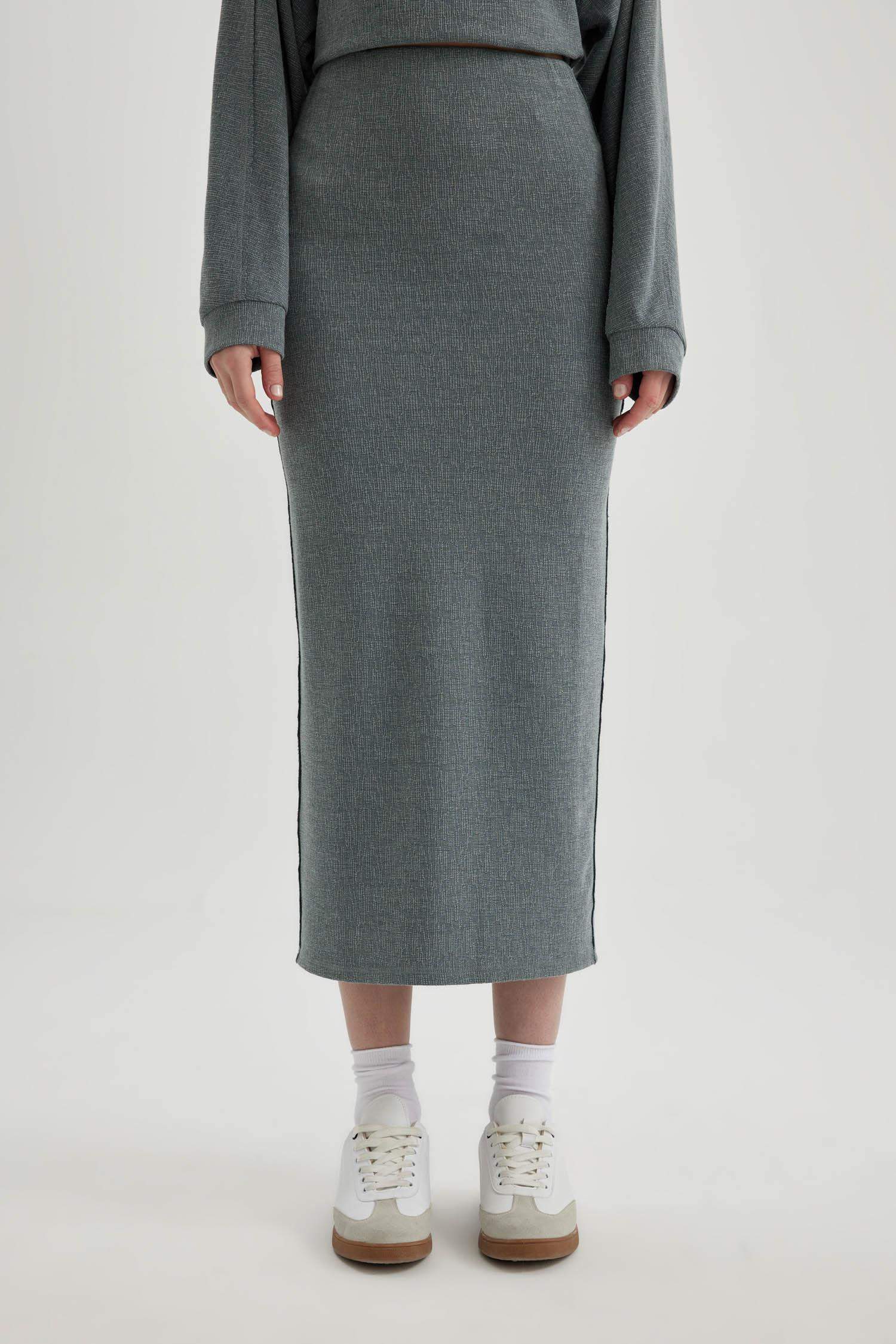 Normal Bel Bürümcük Midi Tüp Etek