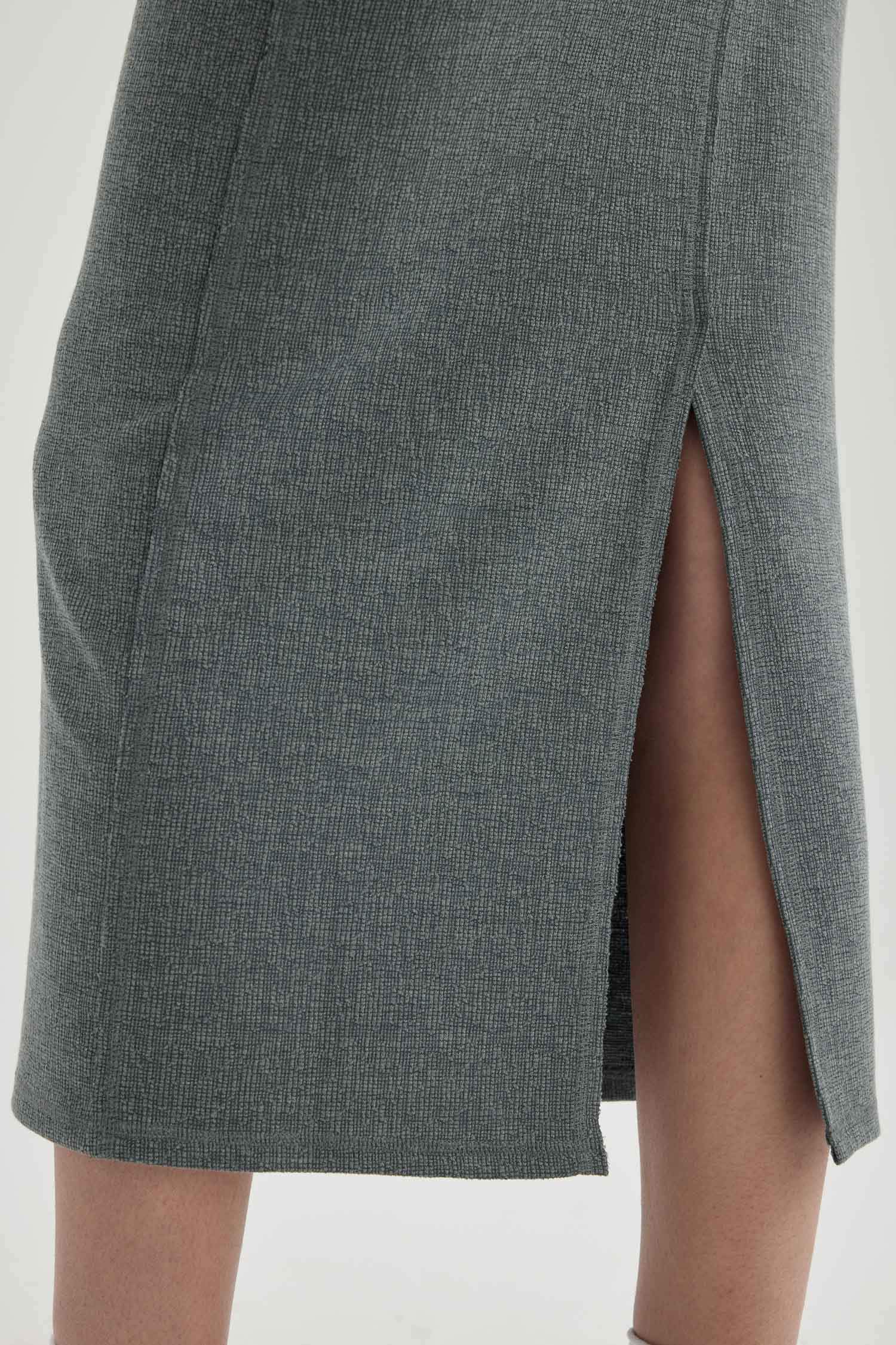 Normal Bel Bürümcük Midi Tüp Etek