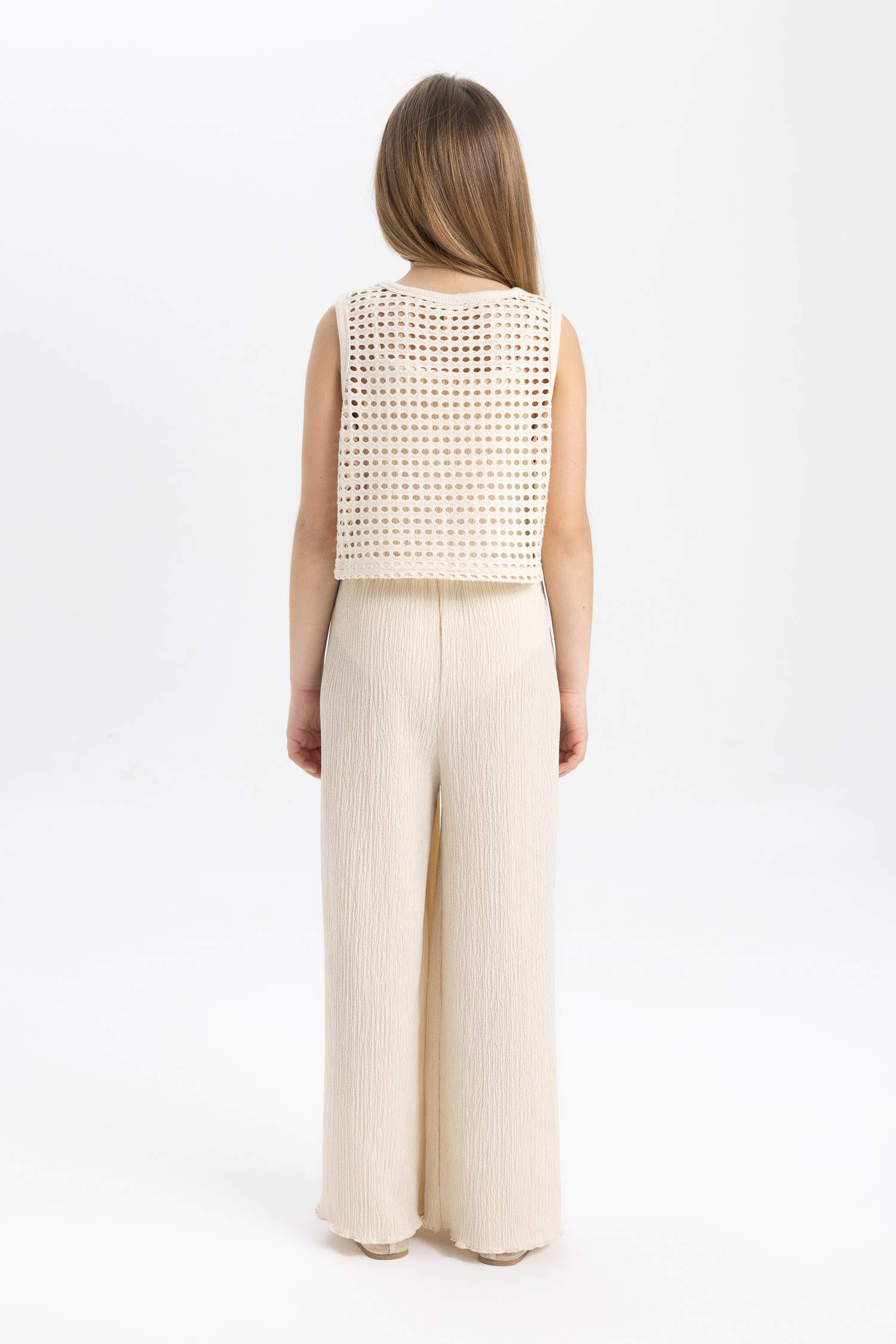 Kız Çocuk Kolsuz Uzun Tulum