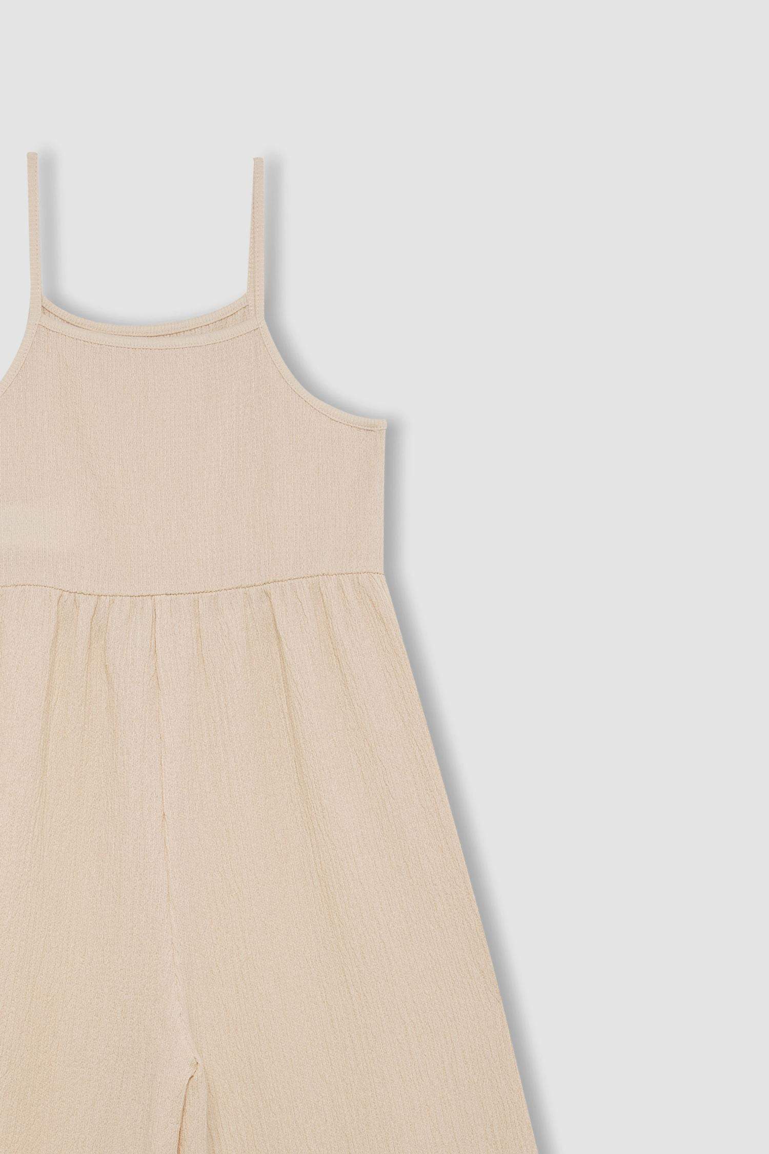 Kız Çocuk Kolsuz Uzun Tulum