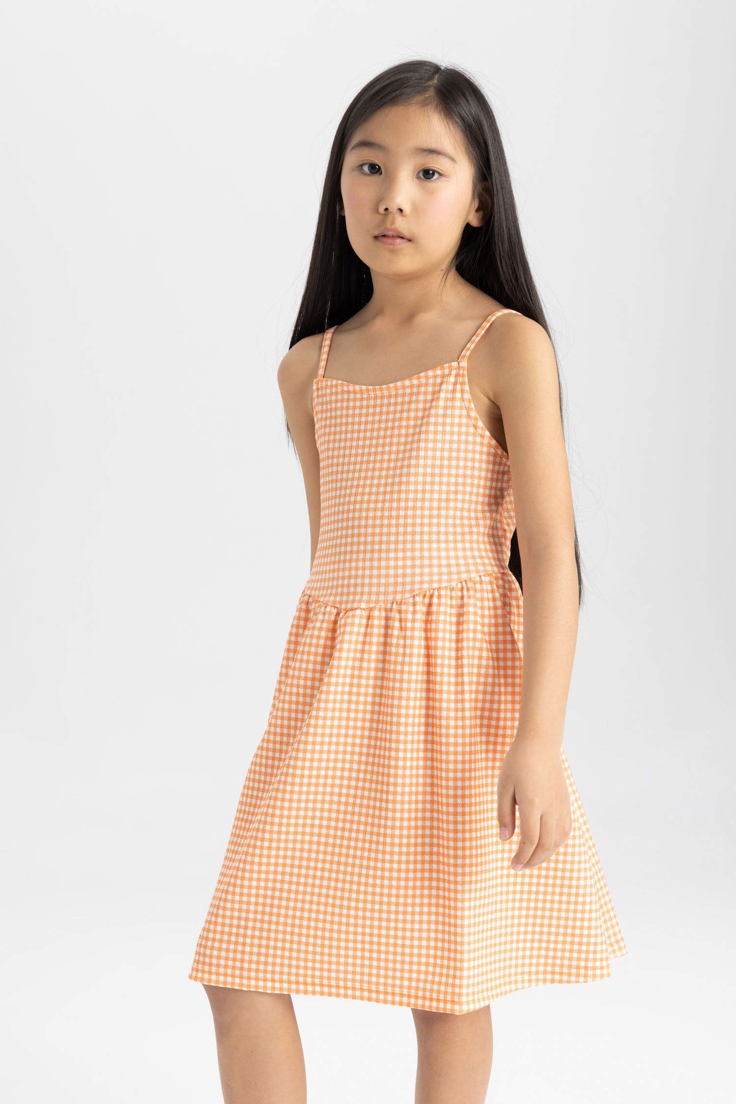 Girl Wrapped Strap Dress