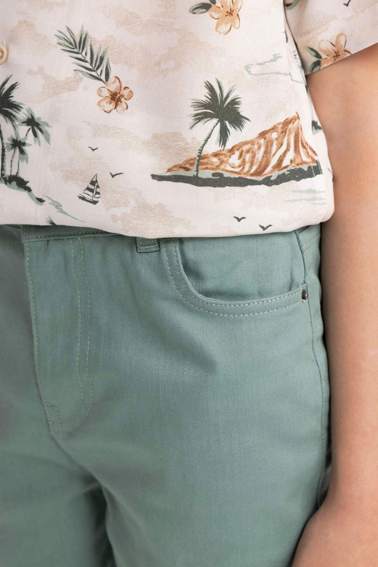 Boy Gabardine Shorts