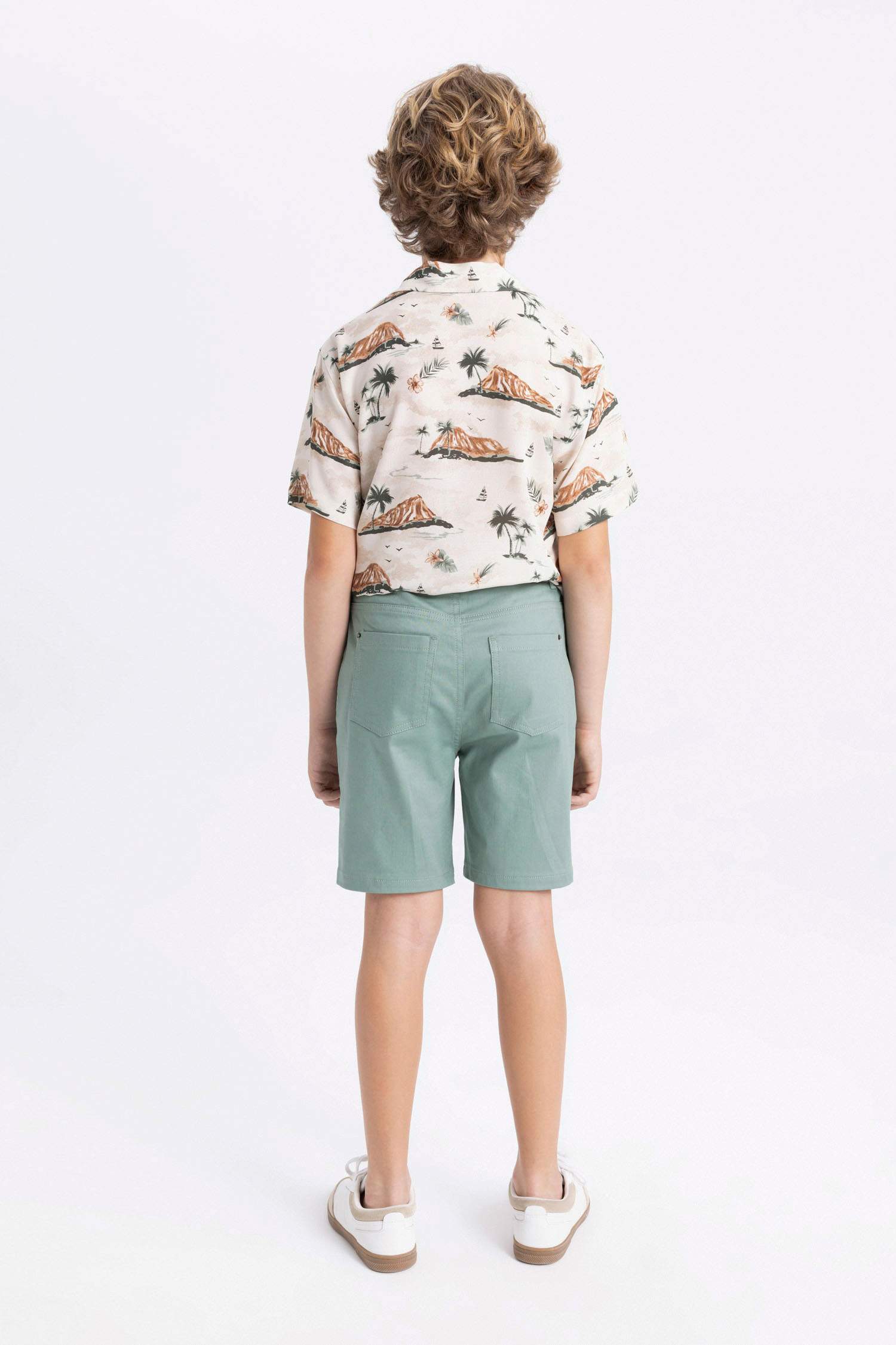 Boy Gabardine Shorts
