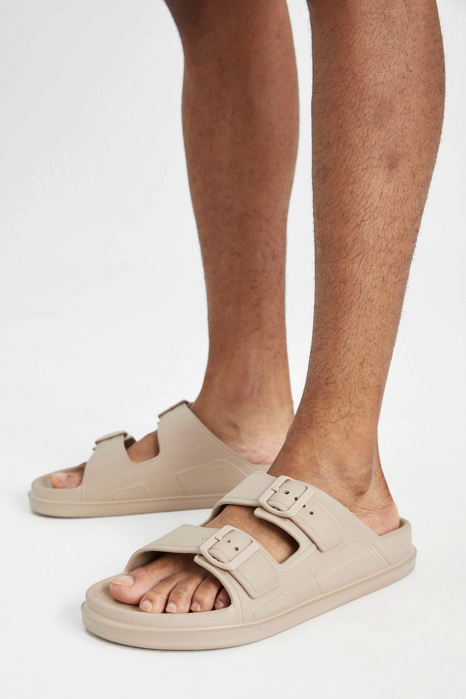 Erkek Yüksek Taban Çift Bantlı Eva Terlik