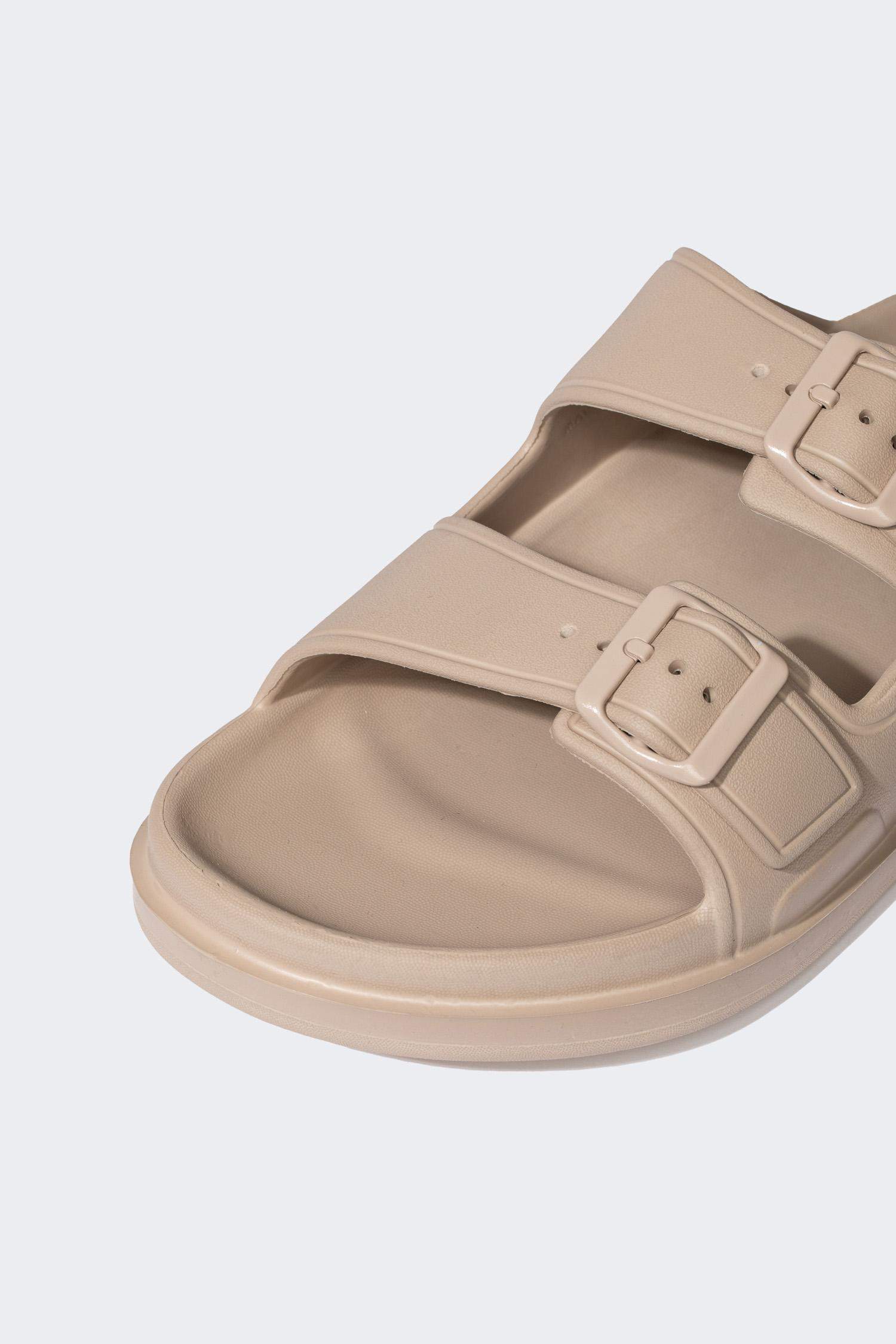 Man High Sole Double Banded Eva Slippers