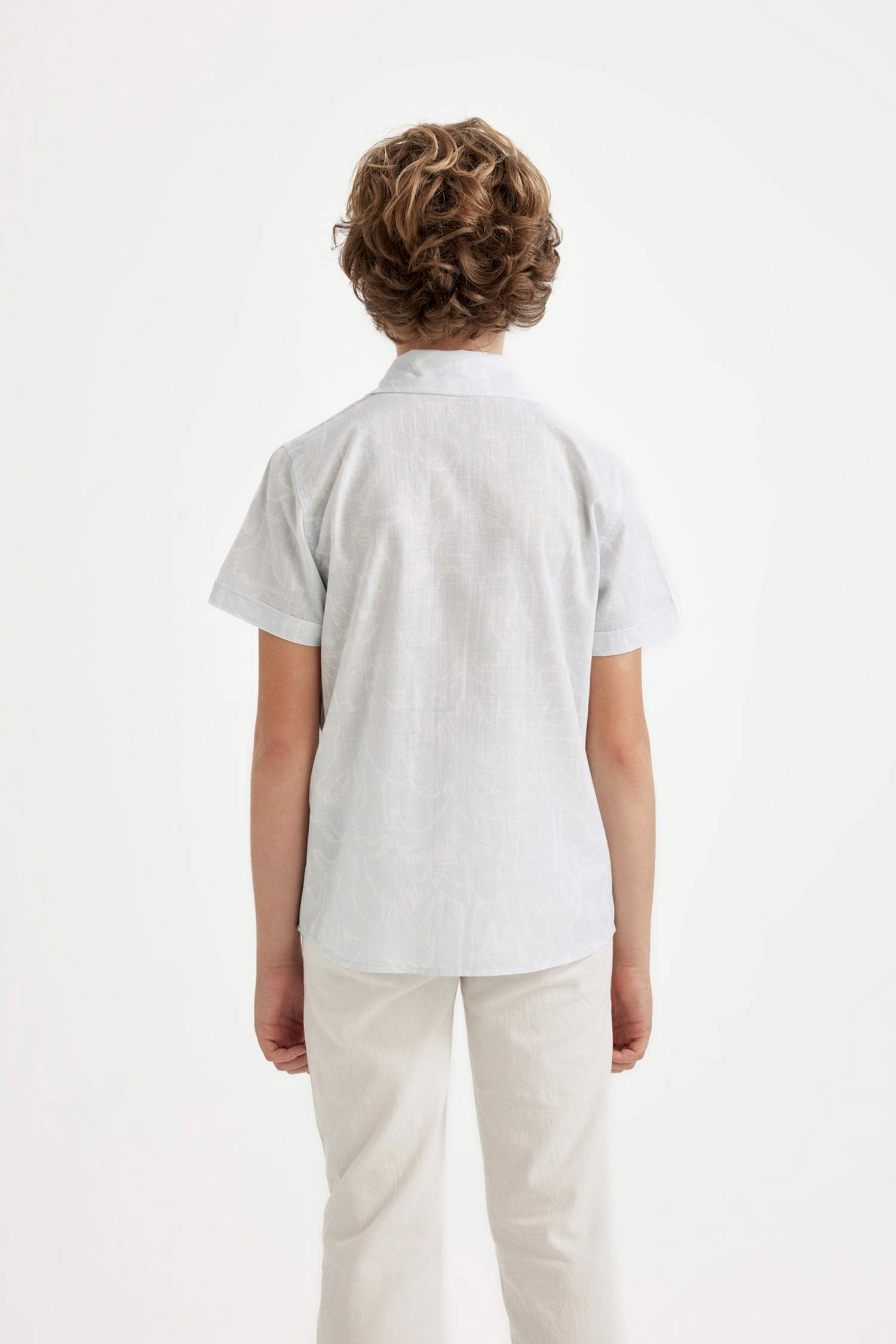 Boy Regular Fit Polo Neck Short Sleeve Shirt
