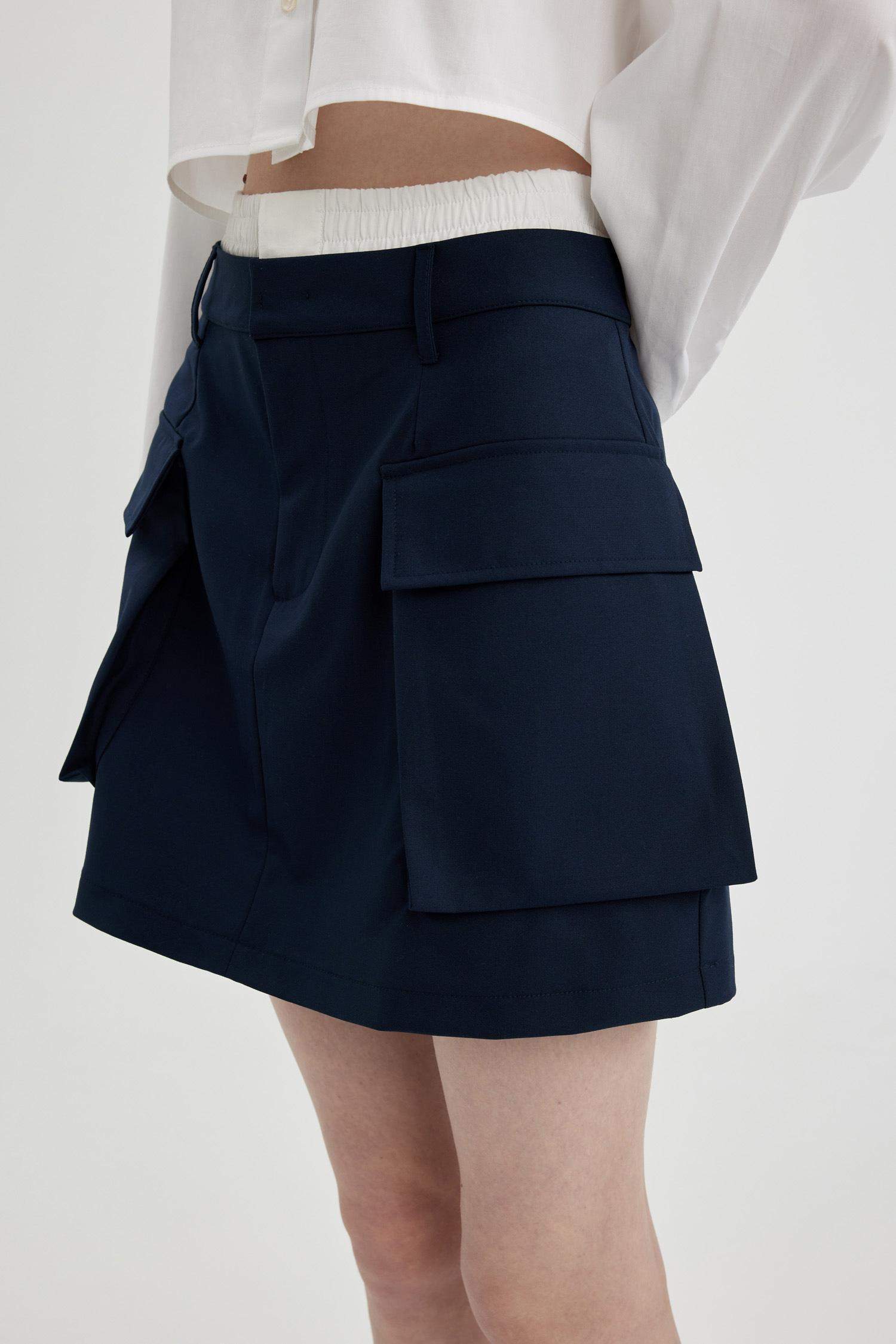 A Cut Mini Skirt