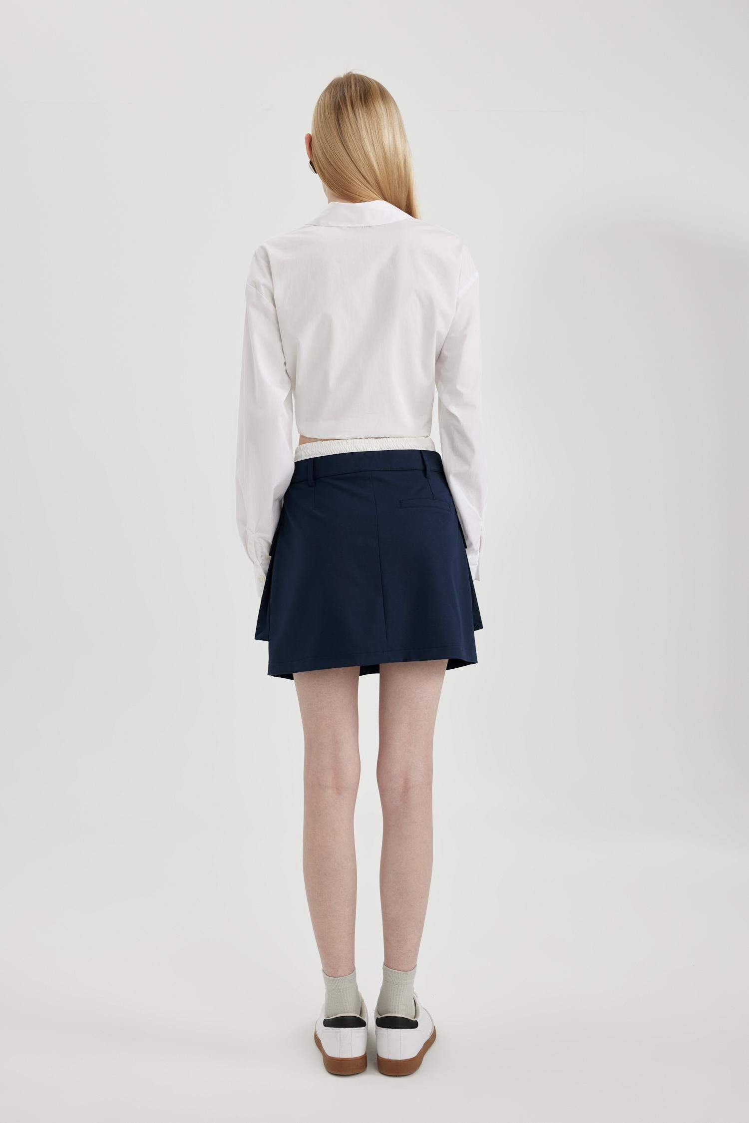 A Cut Mini Skirt