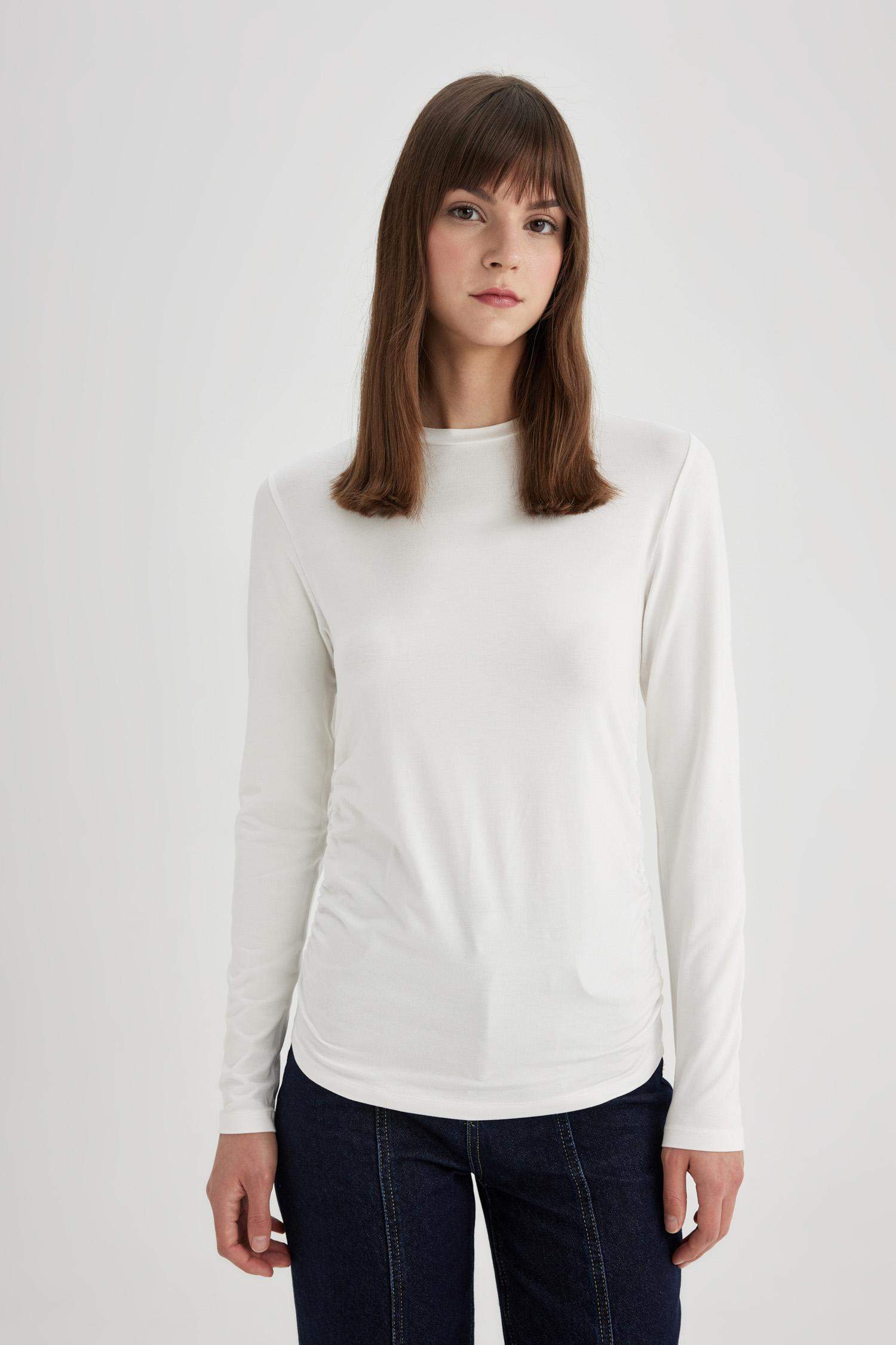 Basic Long Sleeve T-Shirt Tunic