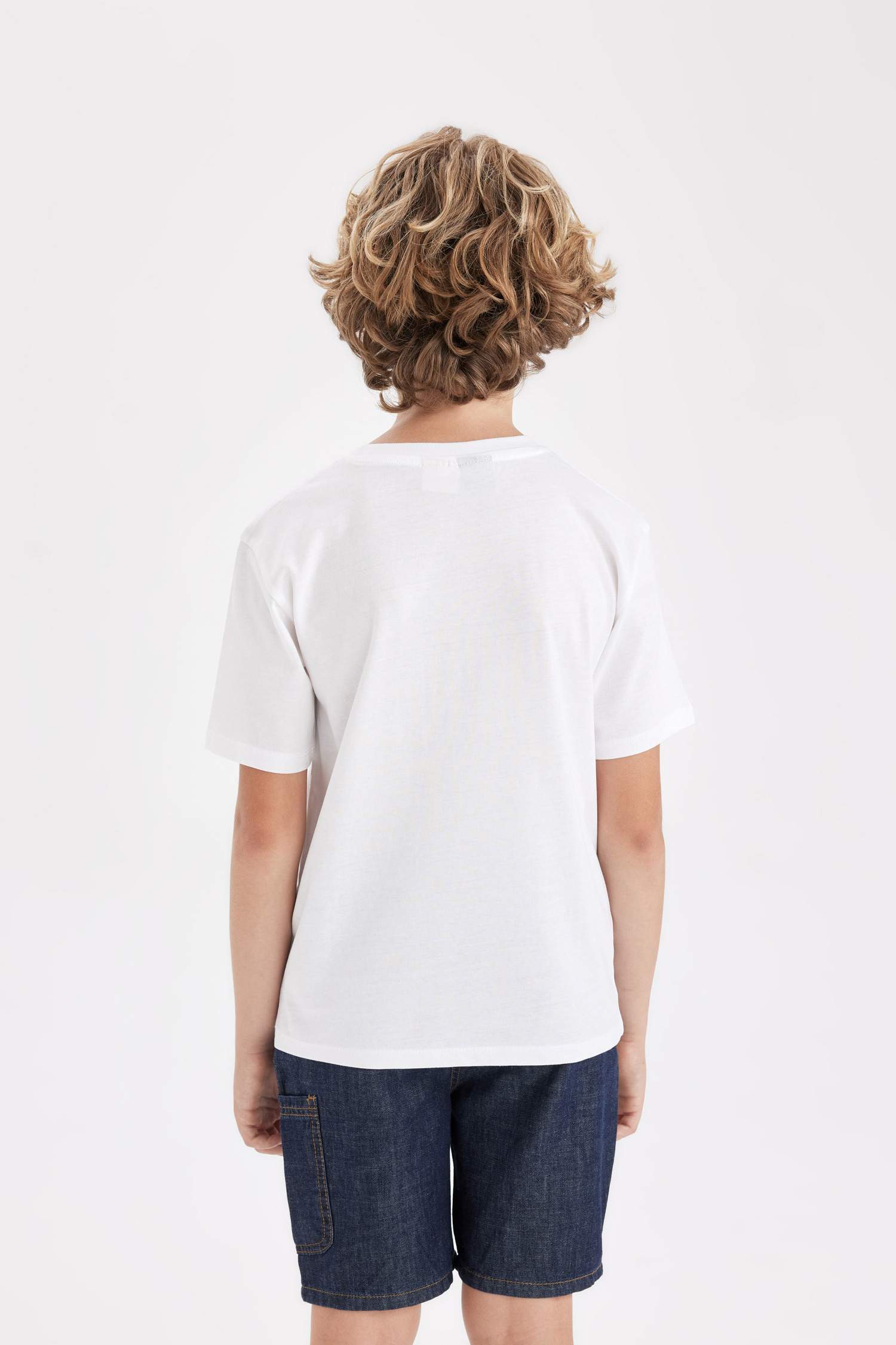 Erkek Çocuk Star Wars Bisiklet Yaka Kısa Kollu Tişört