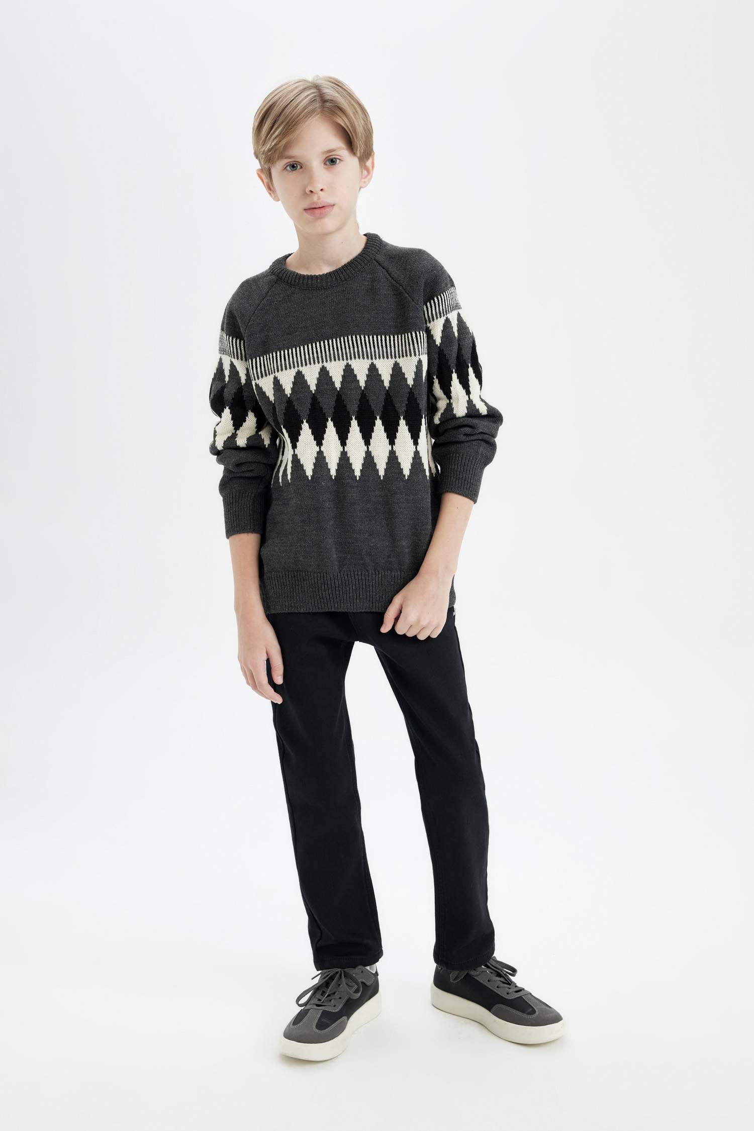 Boy Regular Fit Knitwear Pullover