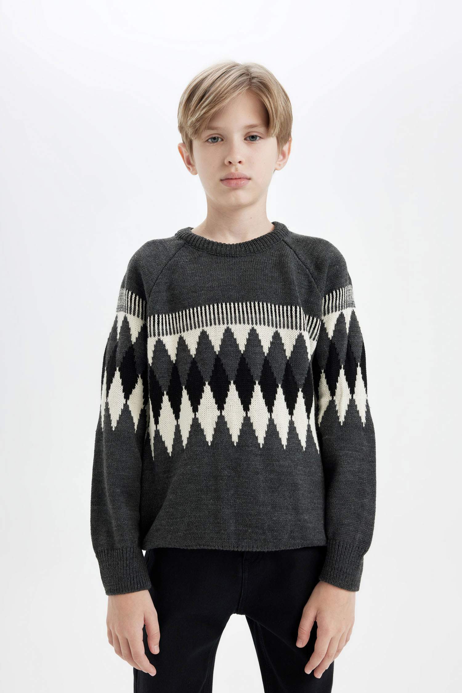Boy Regular Fit Knitwear Pullover