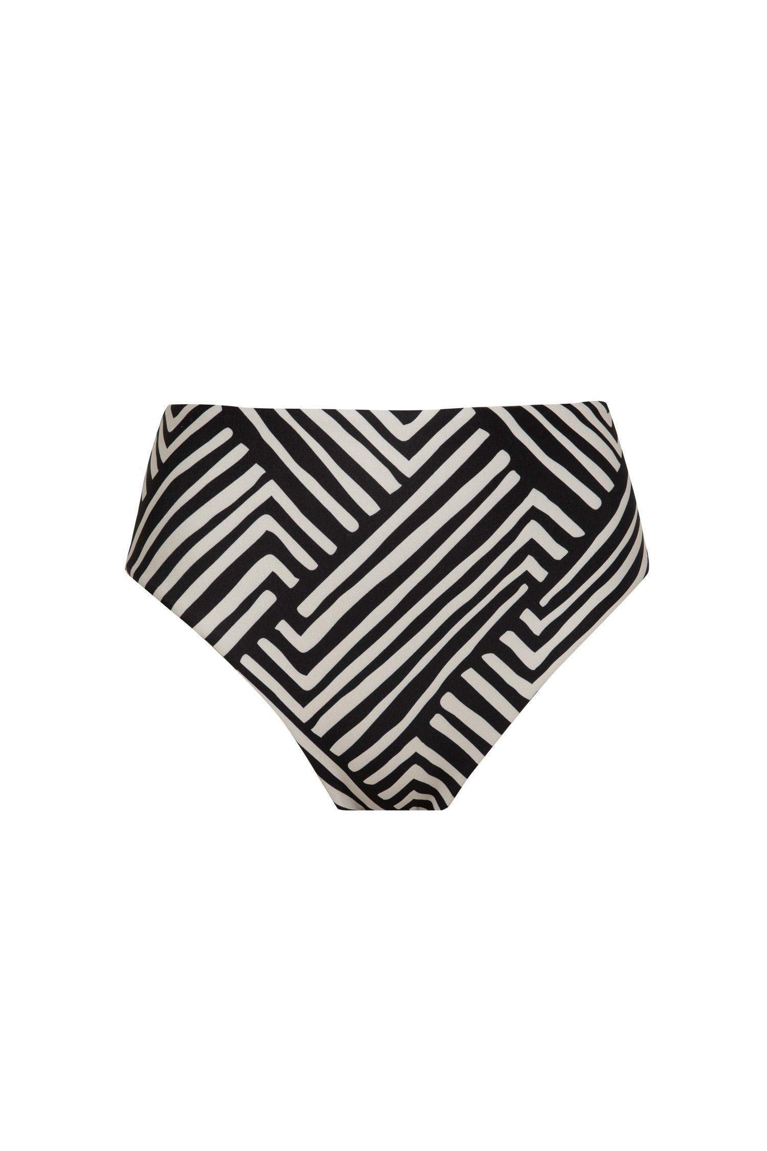 Fall in Love Regular Fit Striped Bikini Bottom
