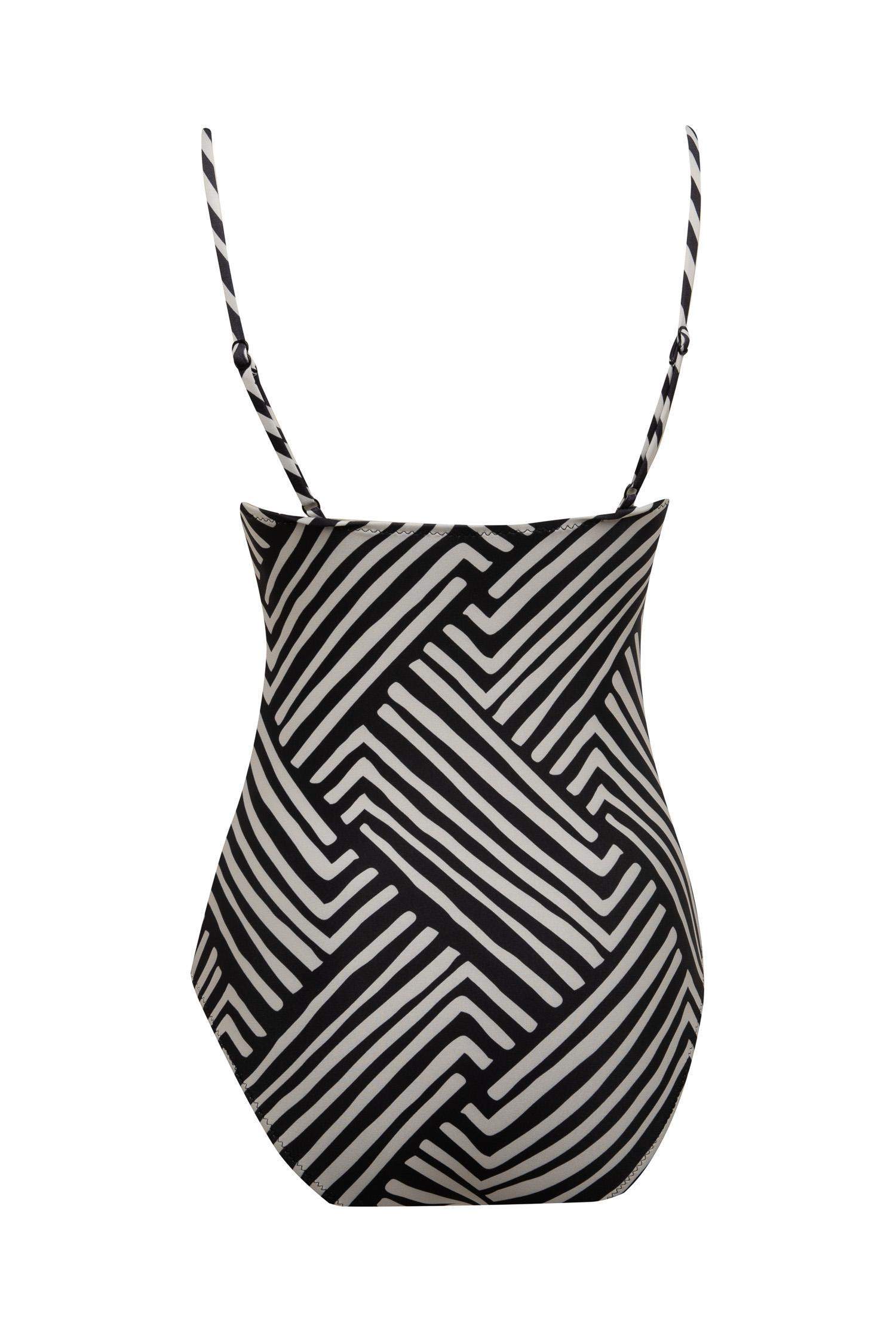 Fall in Love Regular Fit Striped Swimsuit