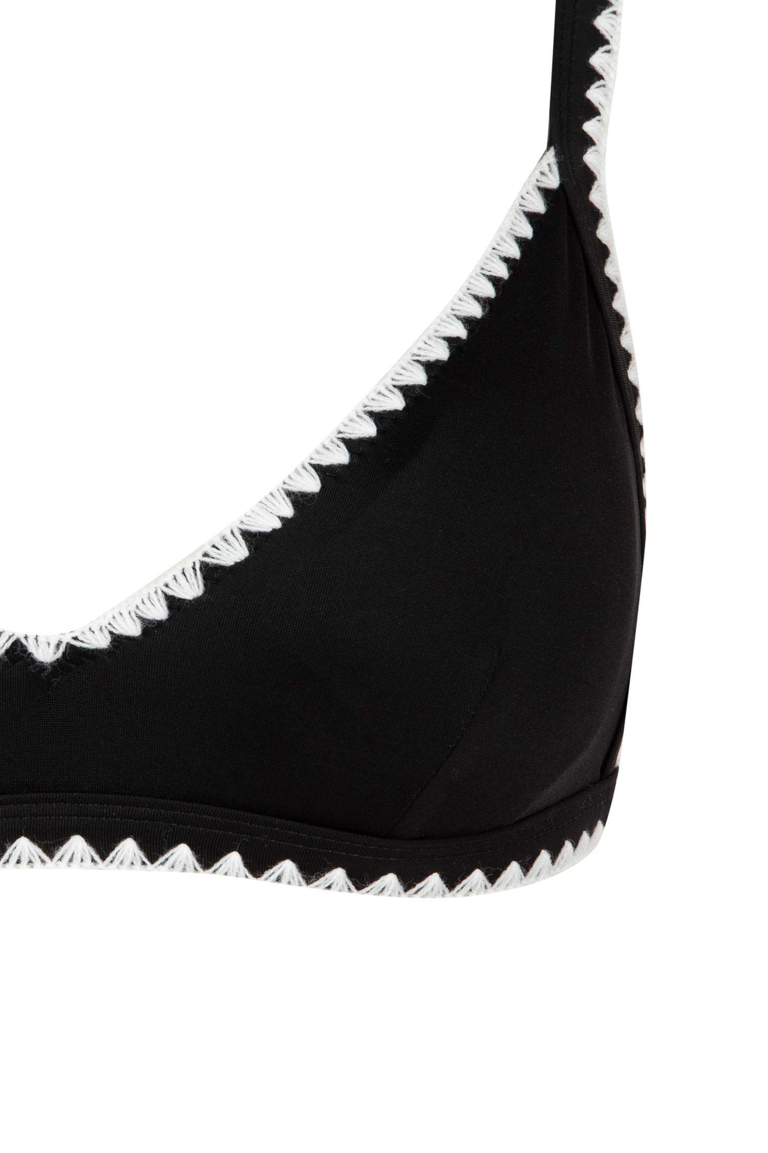 Regular Fit Nakışlı Bikini Üstü-Fall in Love