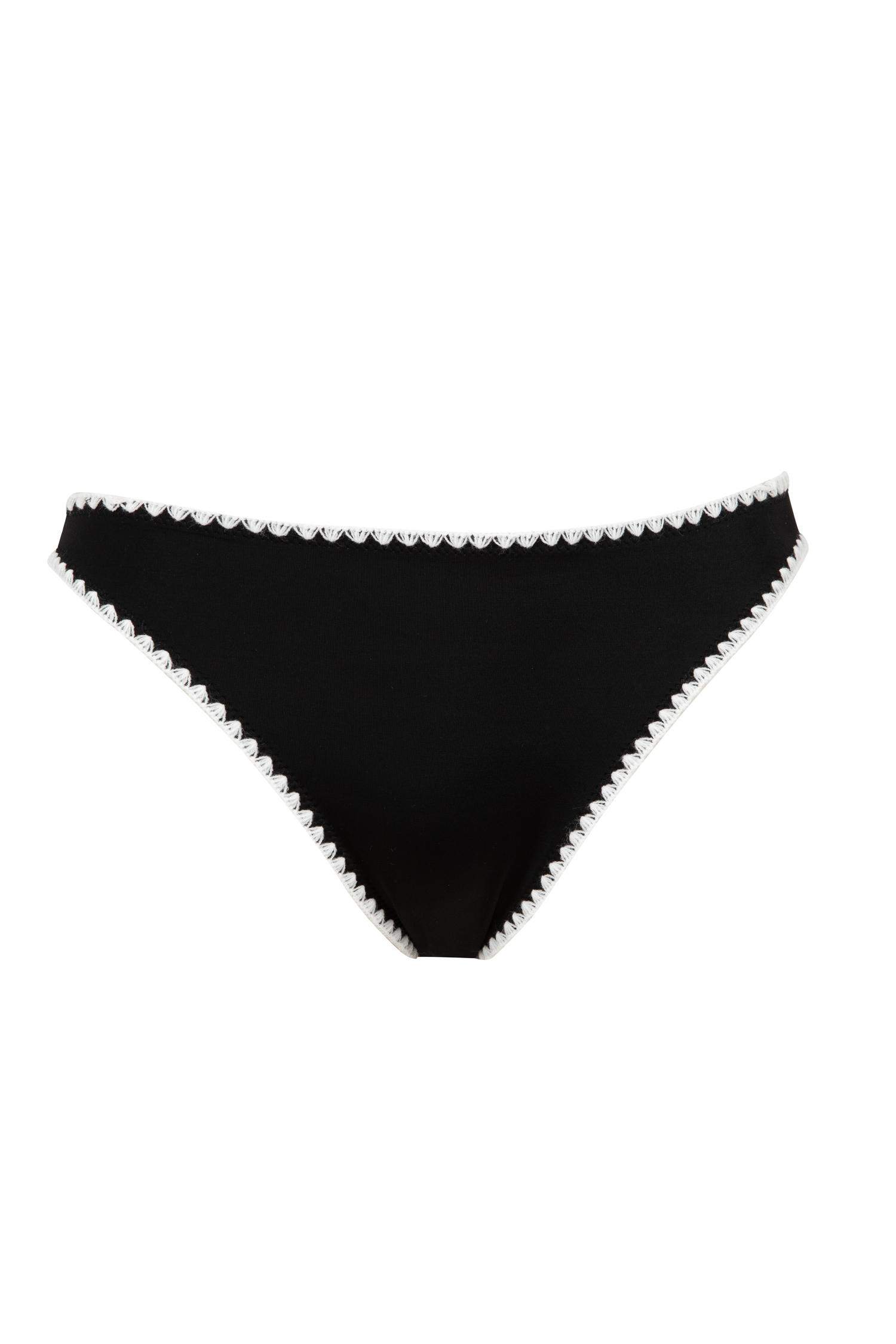 Fall in Love Regular Fit Embroidered Bikini Bottom