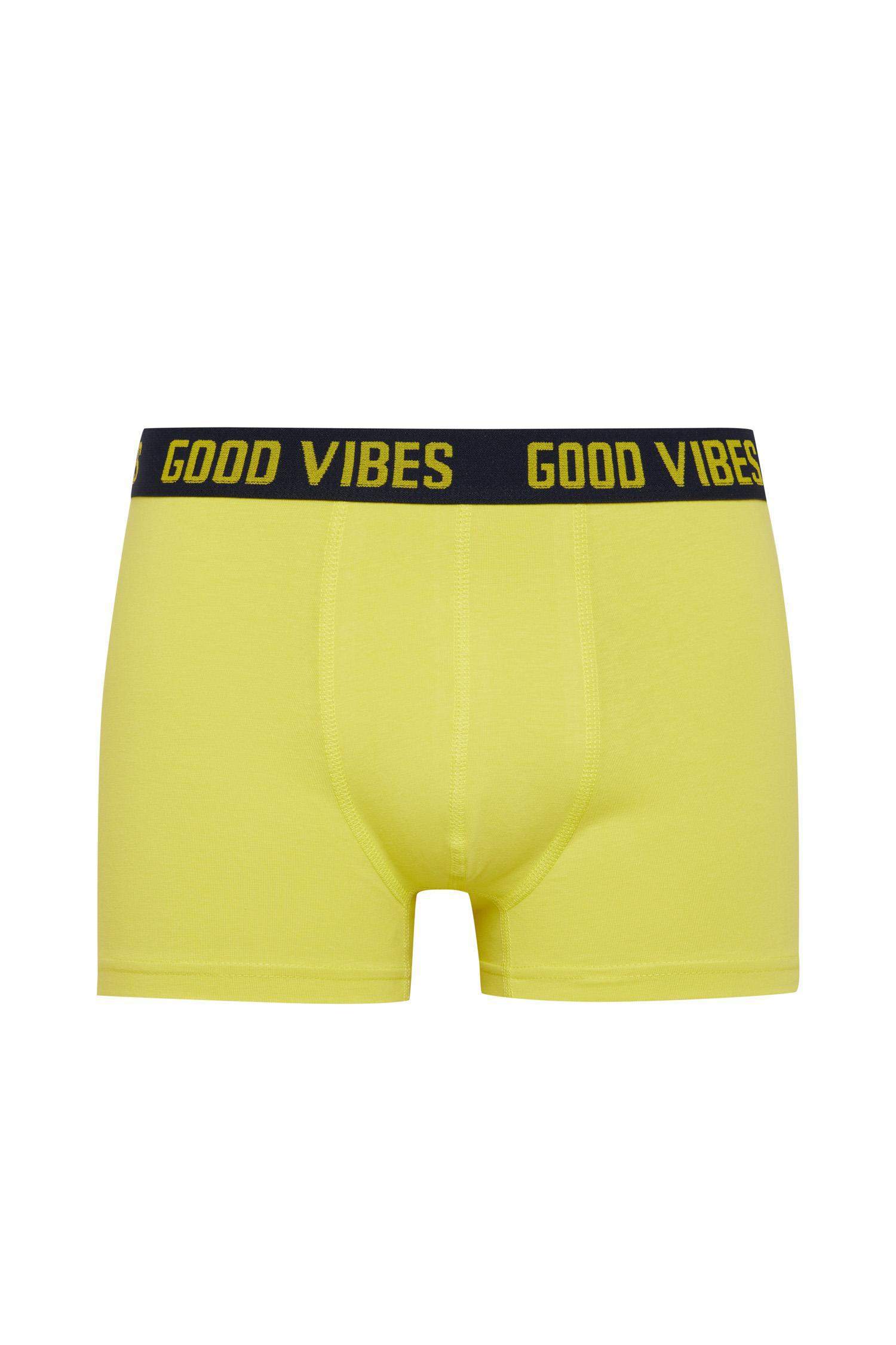 Regular Fit Desenli 3'lü Boxer