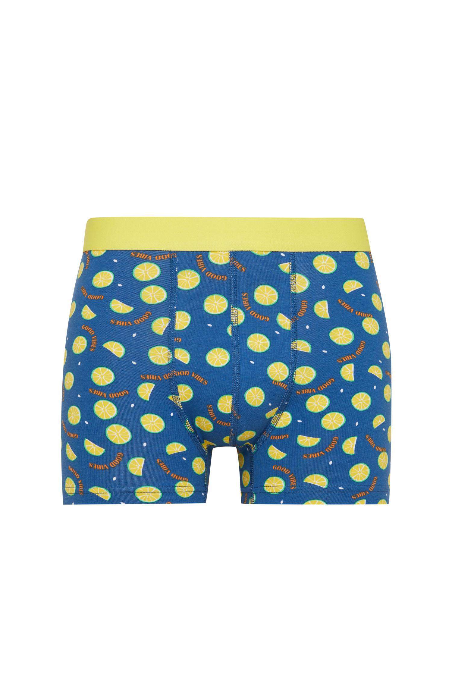 Regular Fit Desenli 3'lü Boxer