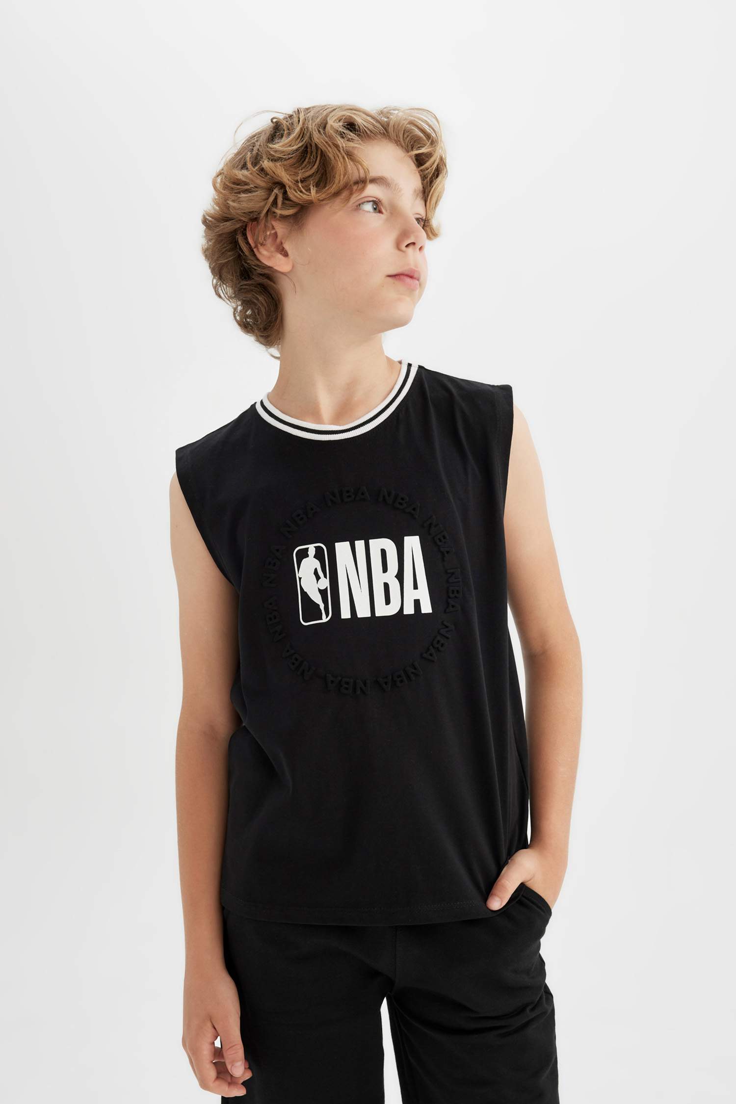 Boy Regular Fit NBA Licensed Tank Top