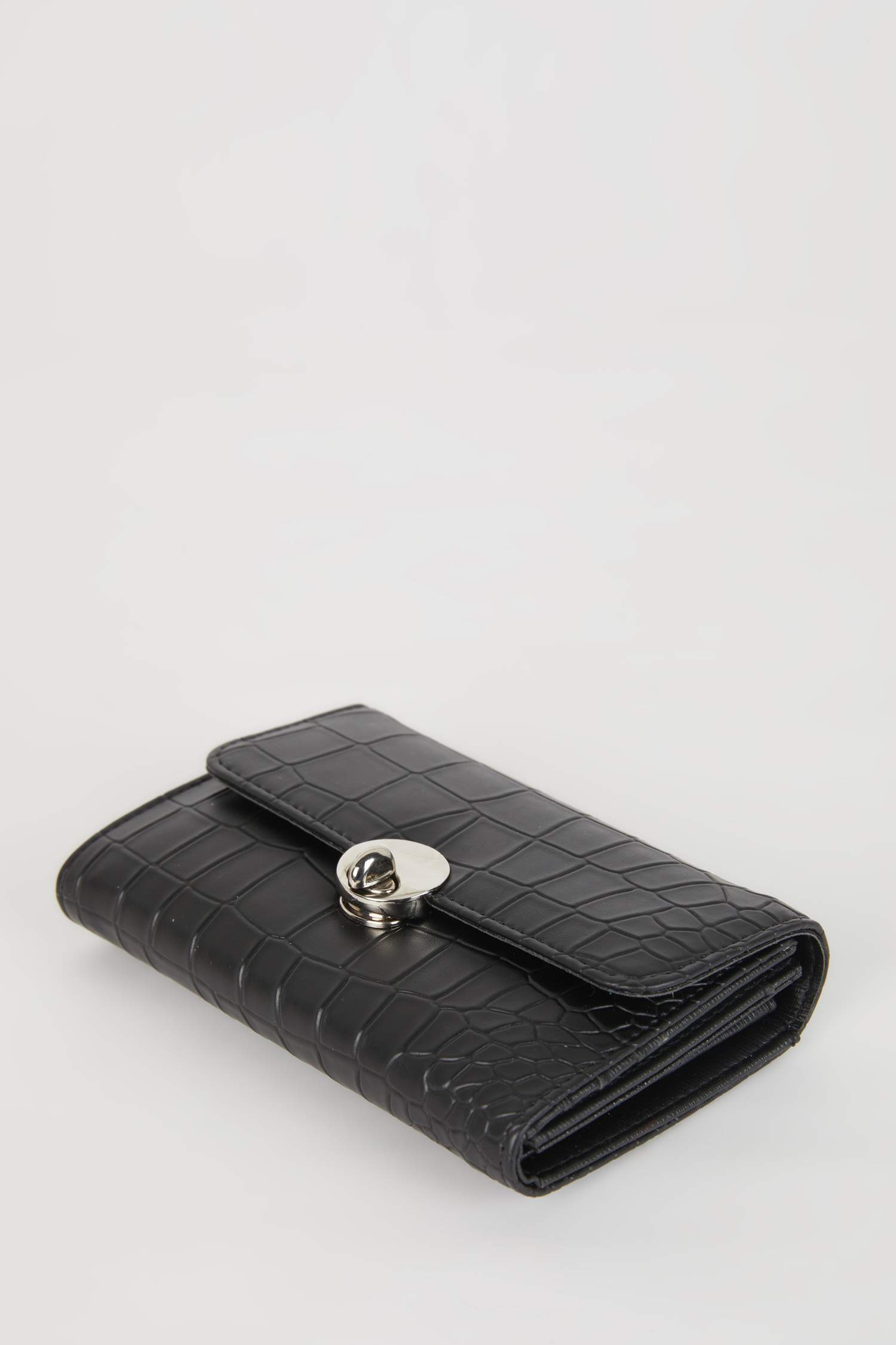 Kadın Kroko Desenli Suni Deri Cüzdan