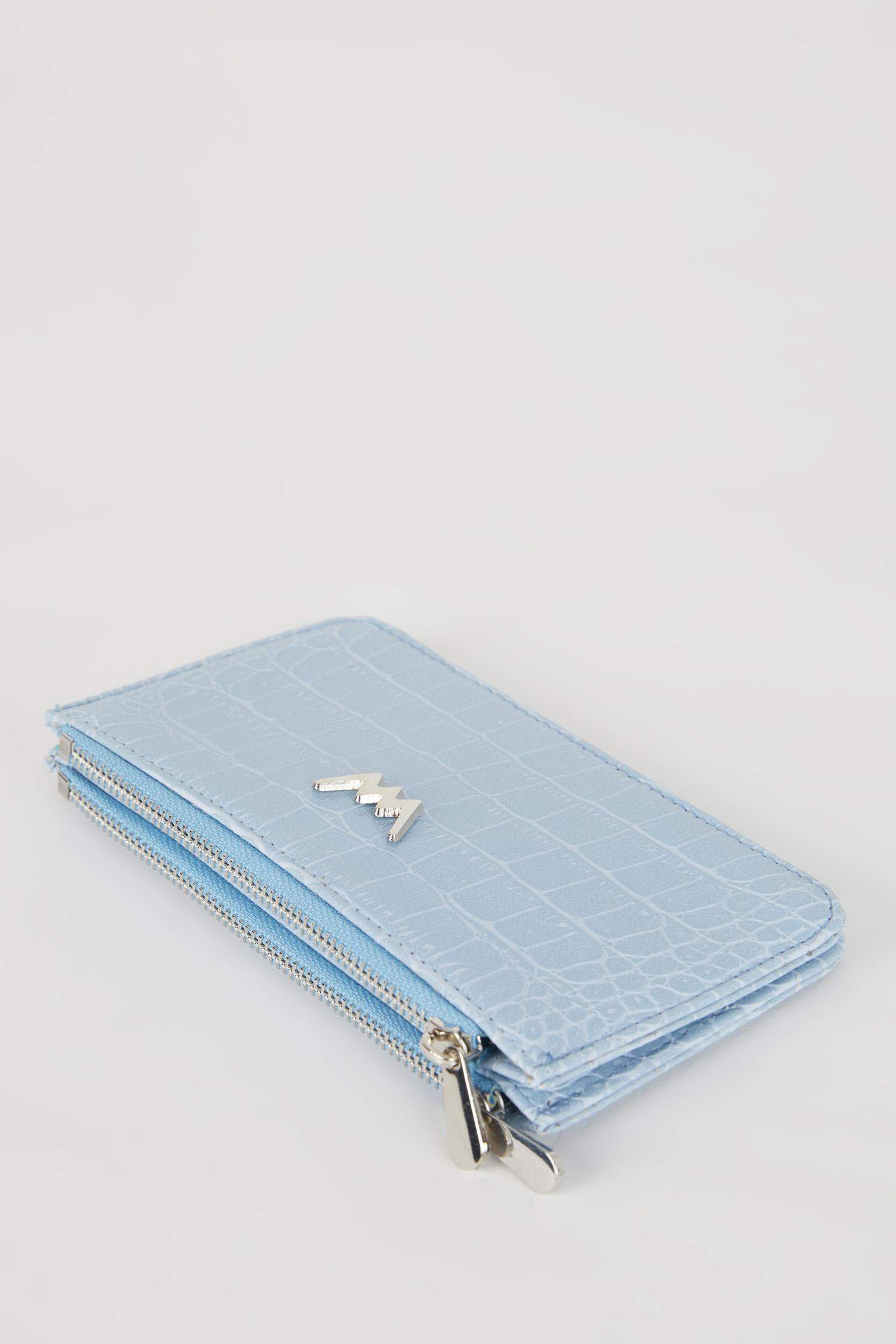 Kadın Kroko Desenli Suni Deri Cüzdan