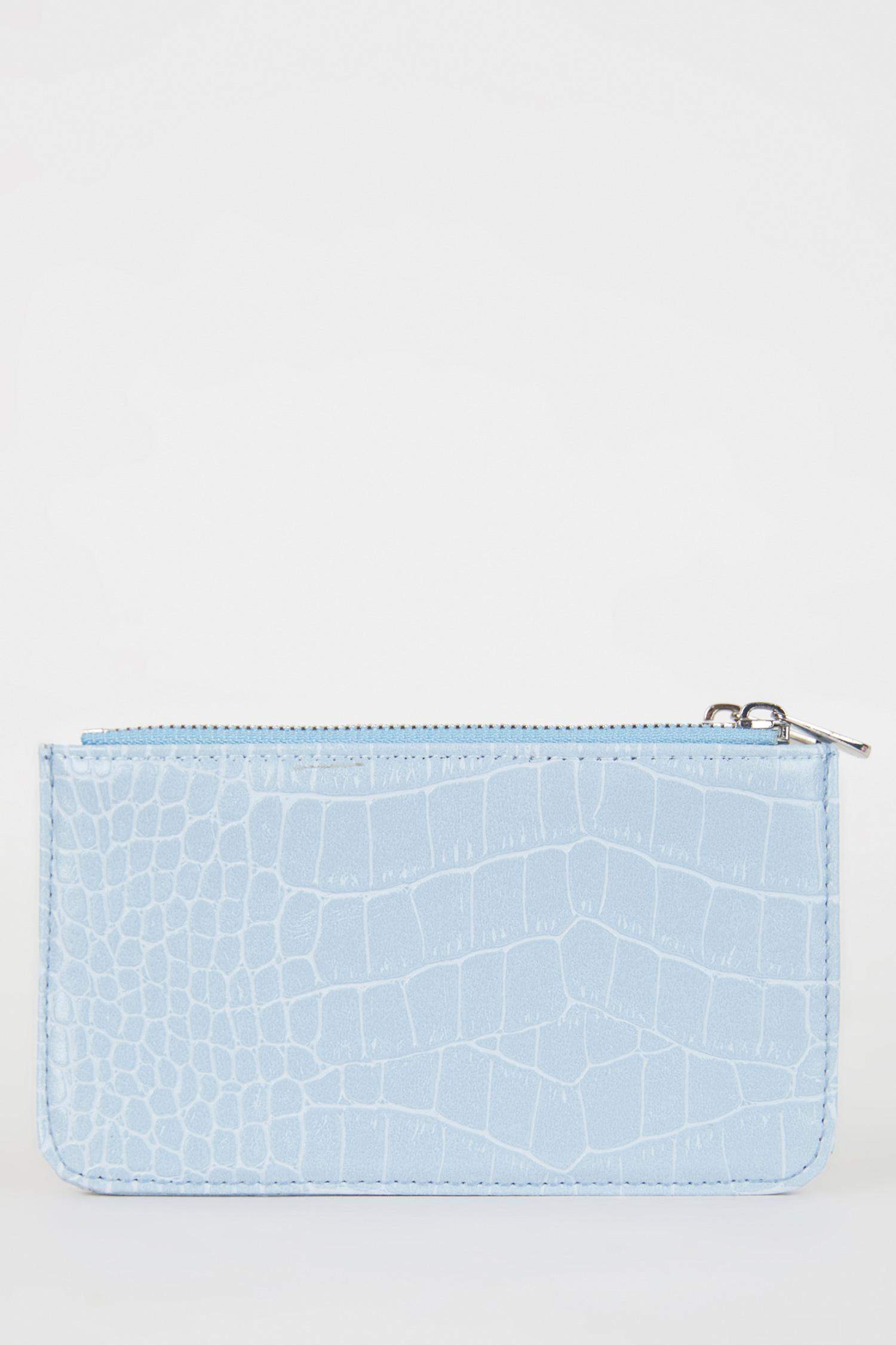 Kadın Kroko Desenli Suni Deri Cüzdan